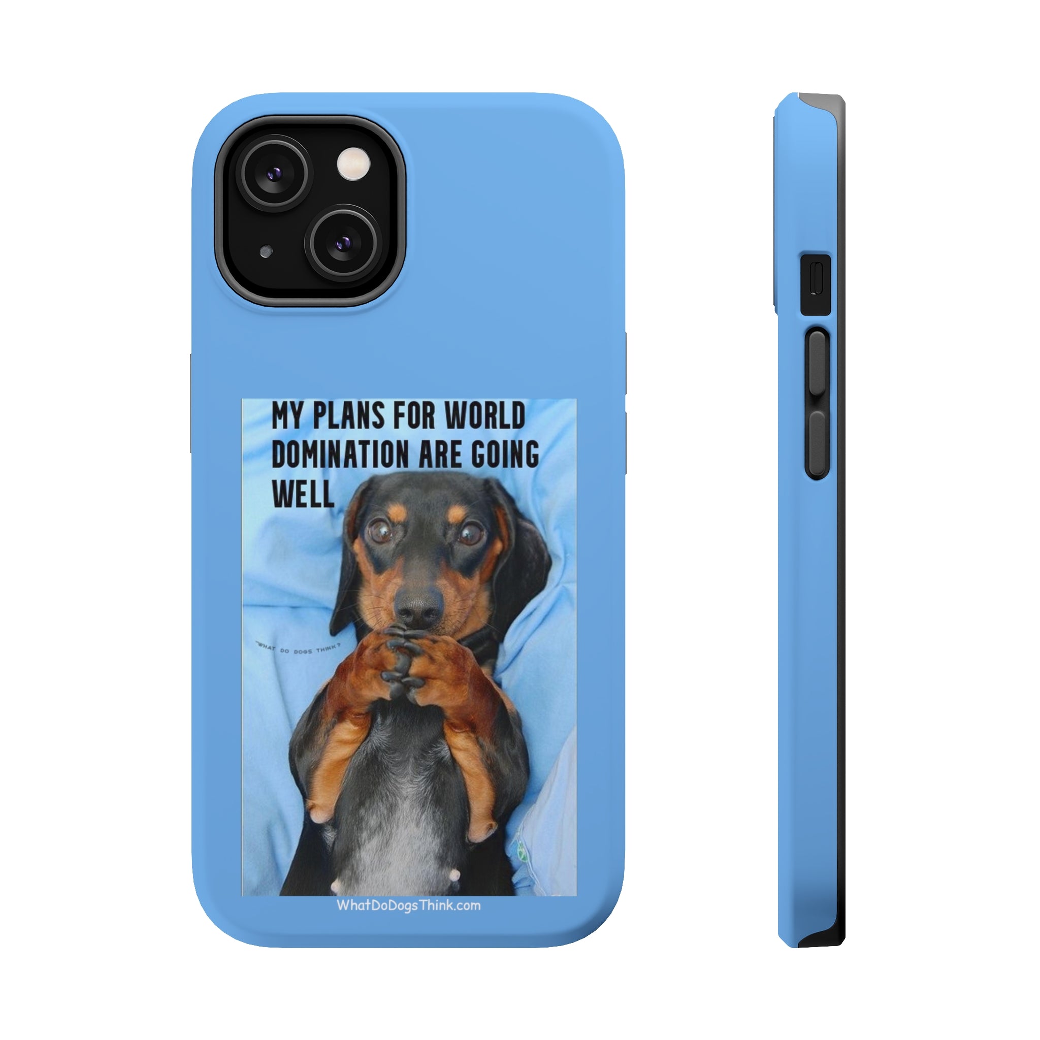 World Domination Blue MagSafe Tough Cases