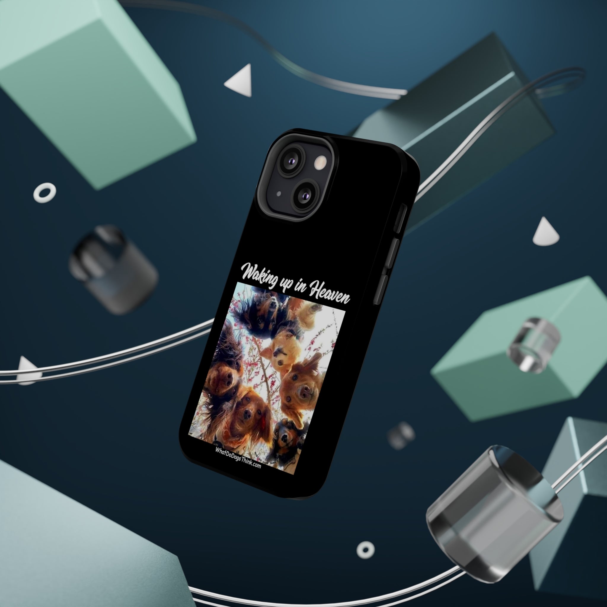 Waking Up In Heaven Black MagSafe Tough Cases