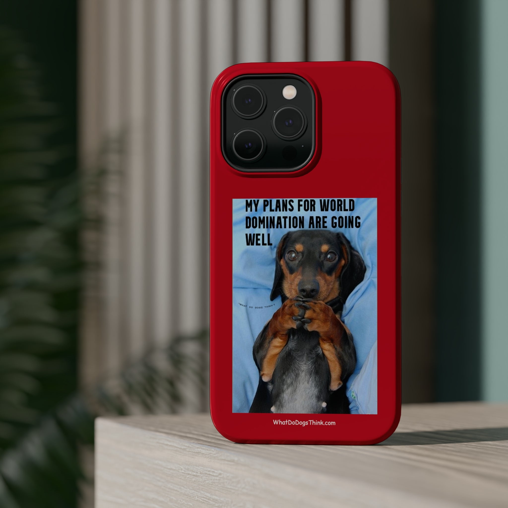 World Domination Red MagSafe Tough Cases