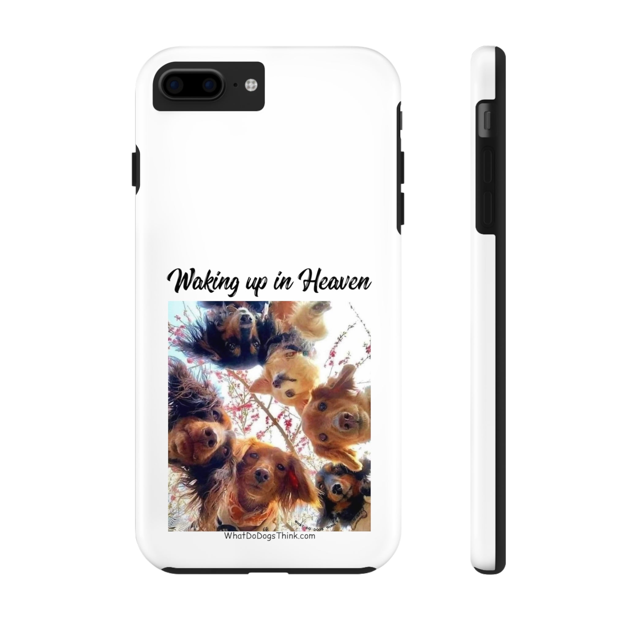 Waking Up in Heaven White Tough Phone Cases