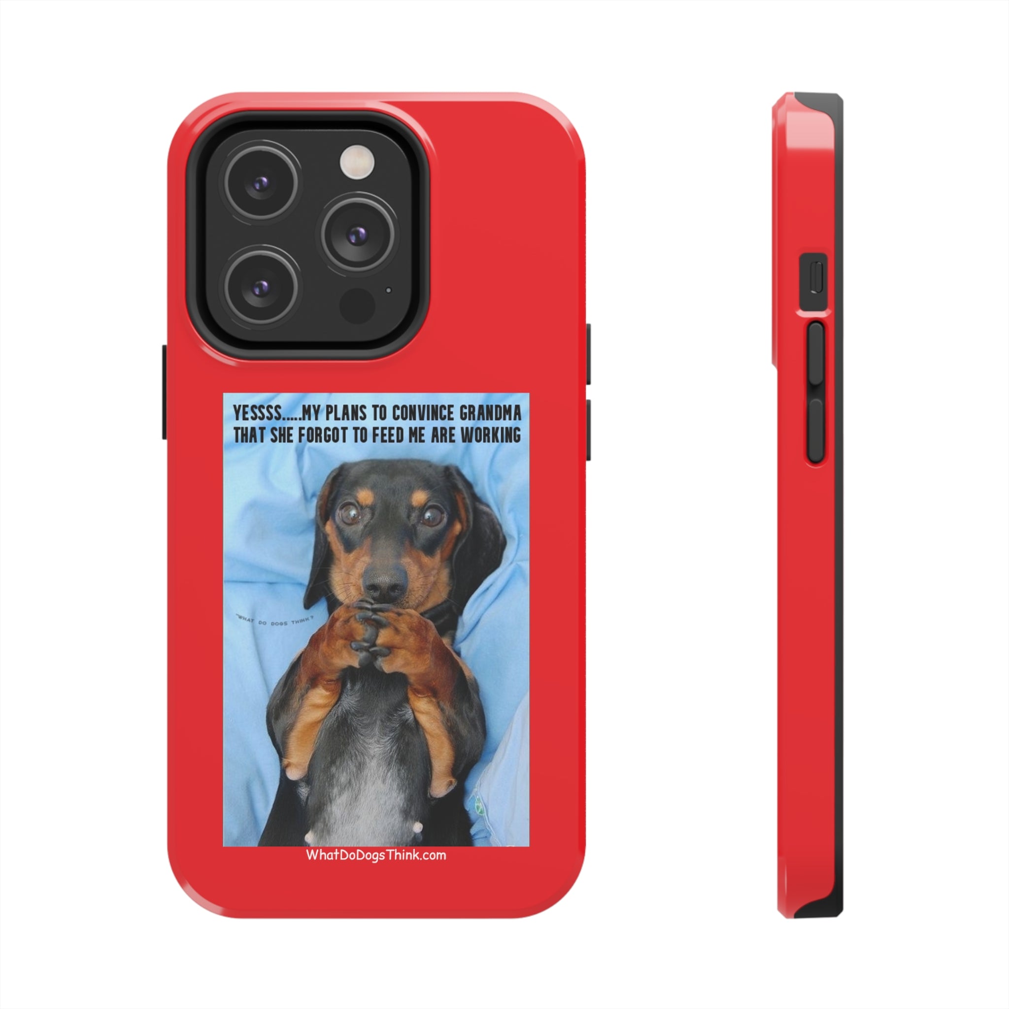 Grandma Red Tough Phone Cases