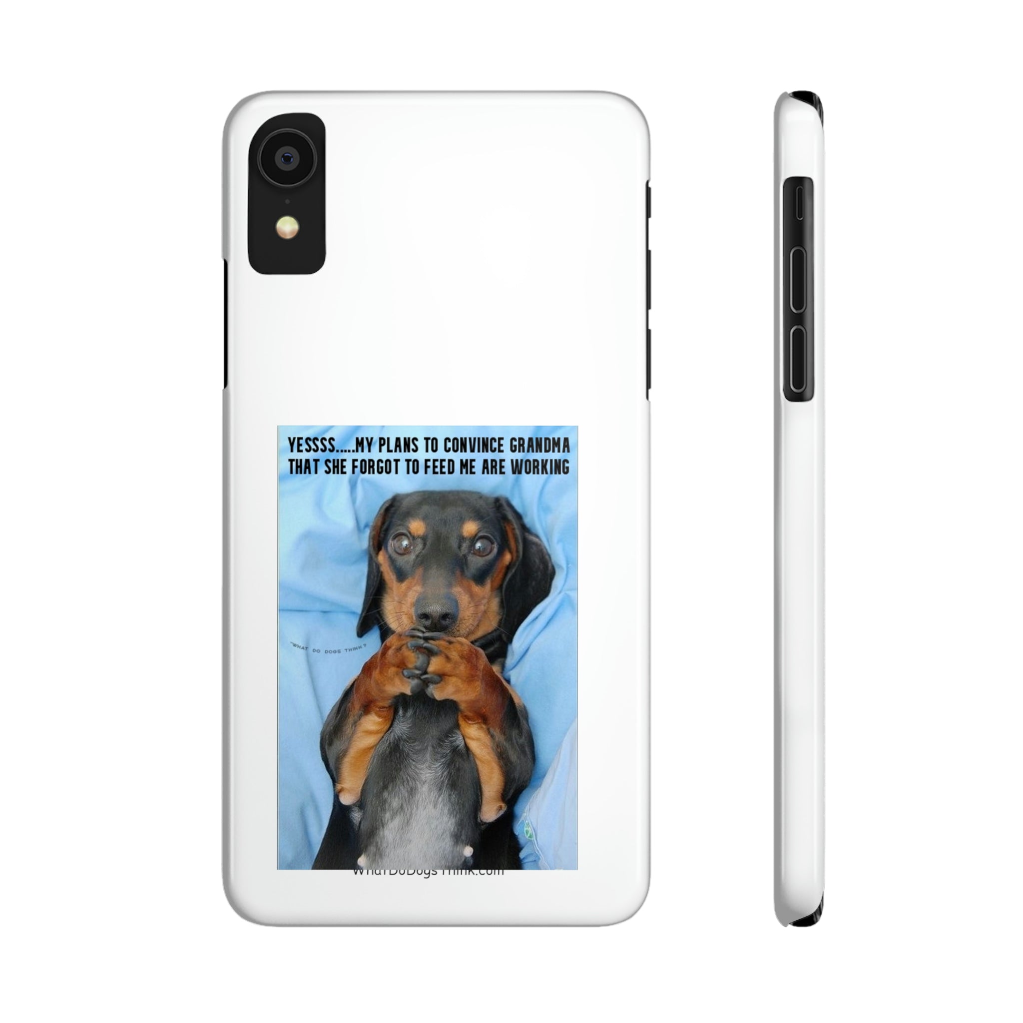Grandma White Slim Phone Cases