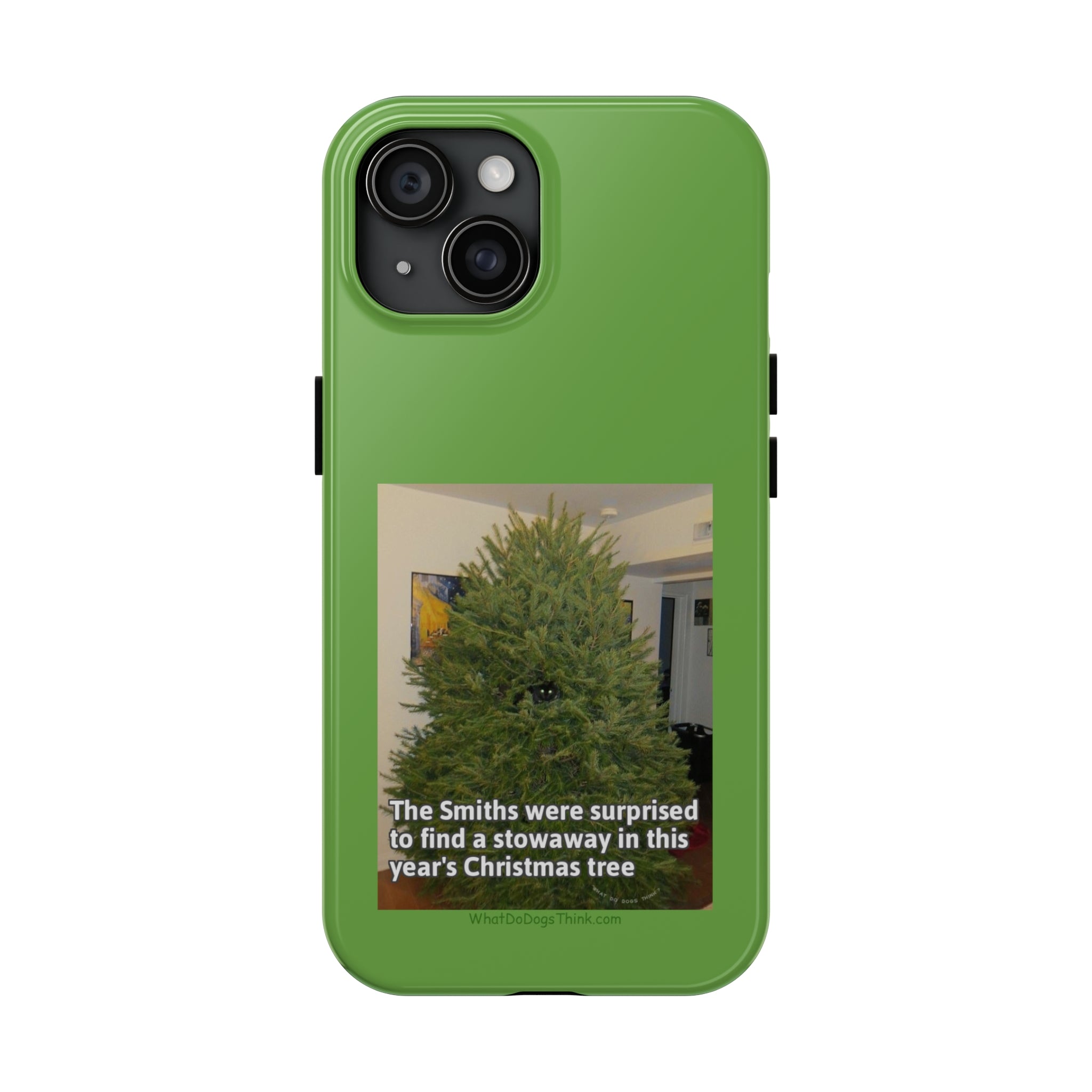 Stowaway Cat Green Tough Phone Cases