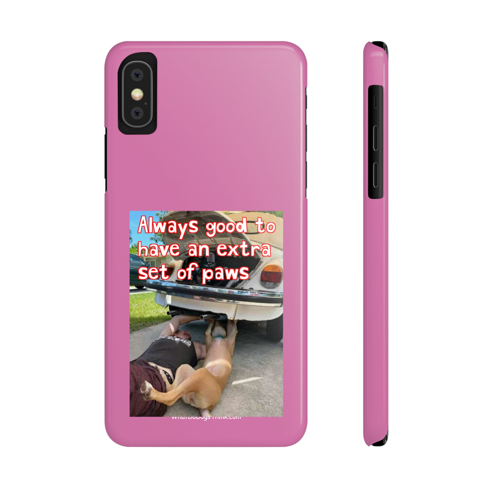 Extra Paws Pink Slim Phone Case