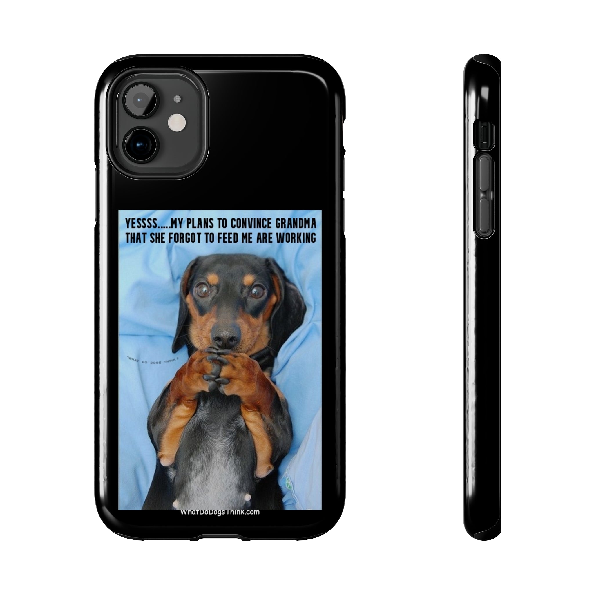 Grandma Black Tough Phone Cases