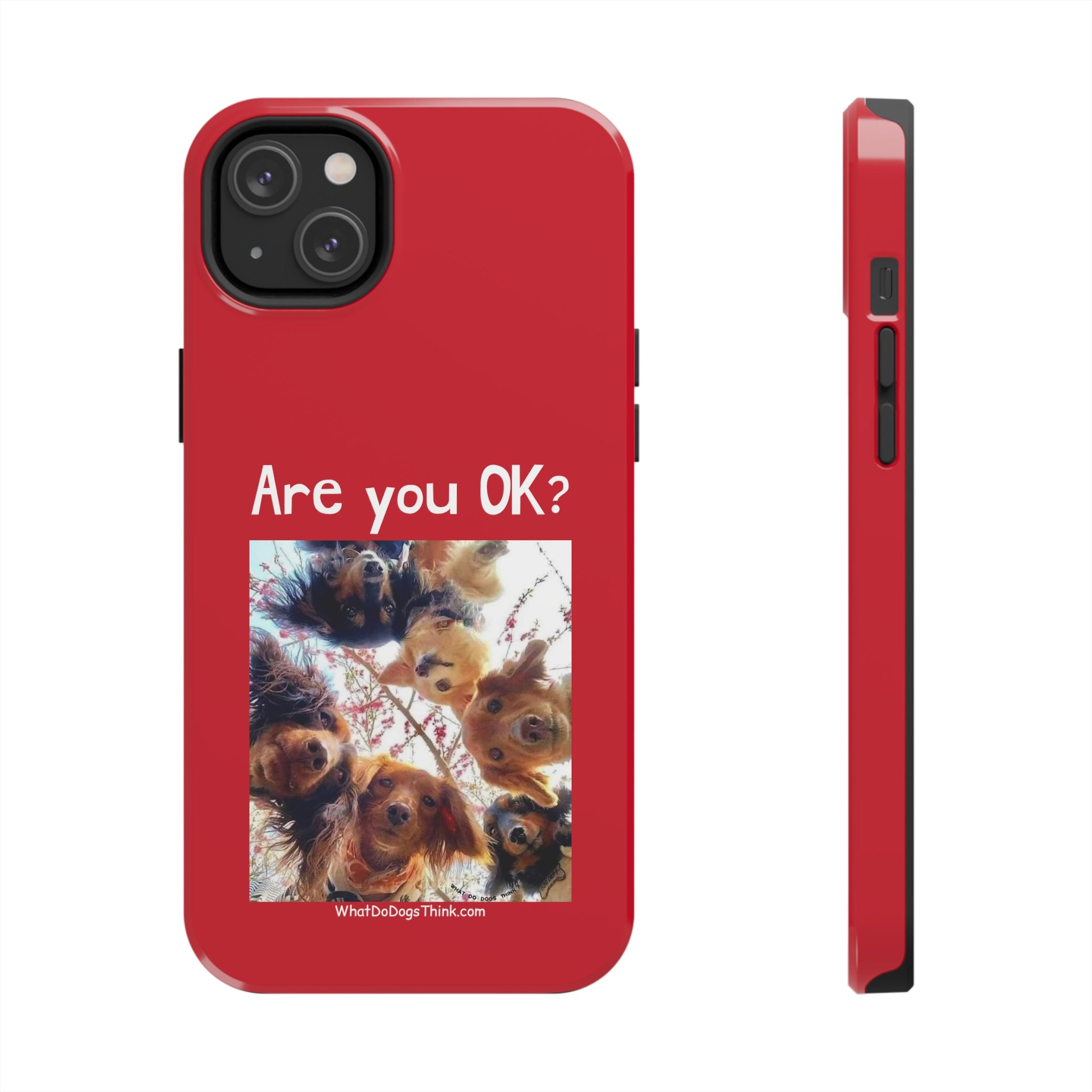 Are you OK? Red Tough Phone Cases