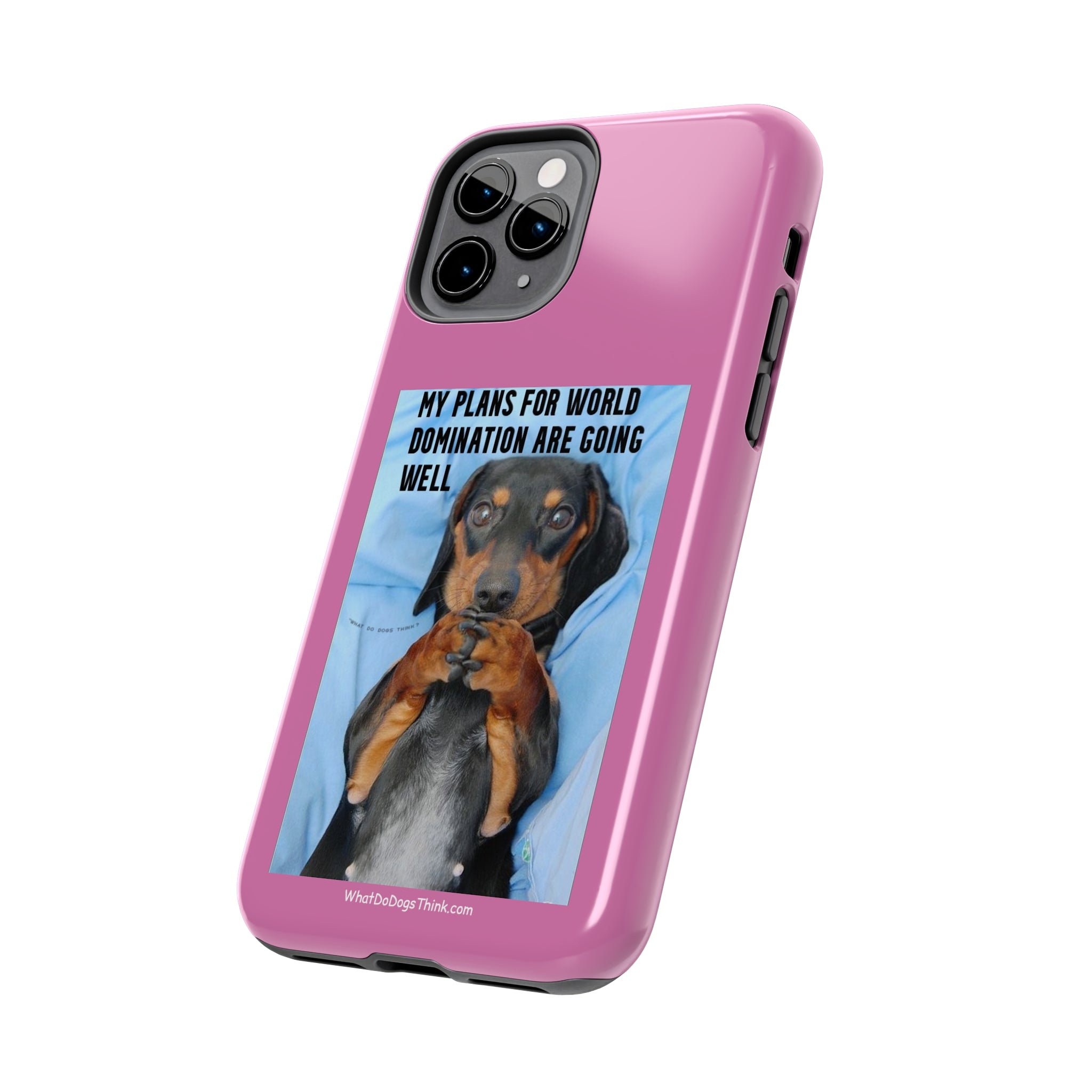 World Domination Pink Tough Phone Cases