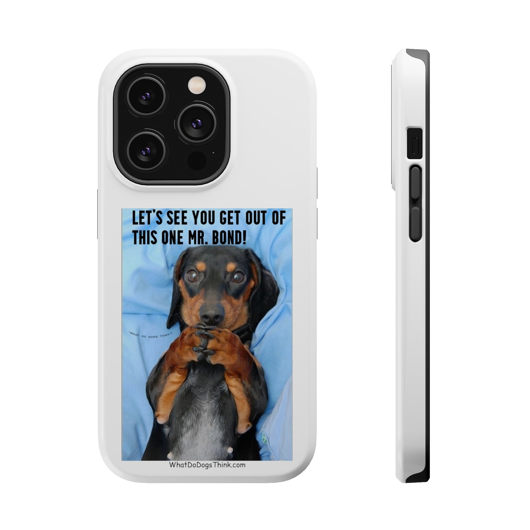 Mr. Bond White MagSafe Tough Cases