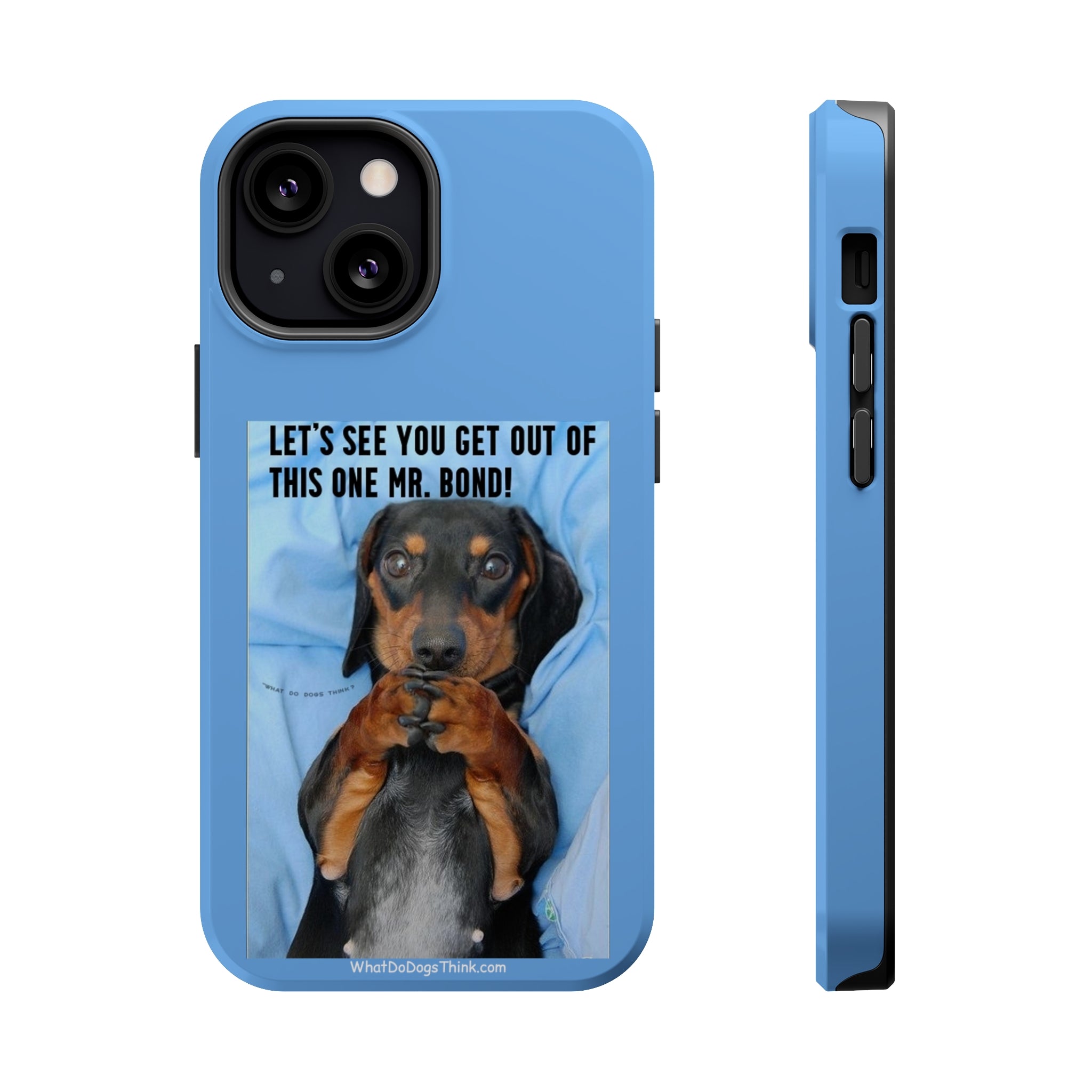 Mr. Bond Blue MagSafe Tough Cases