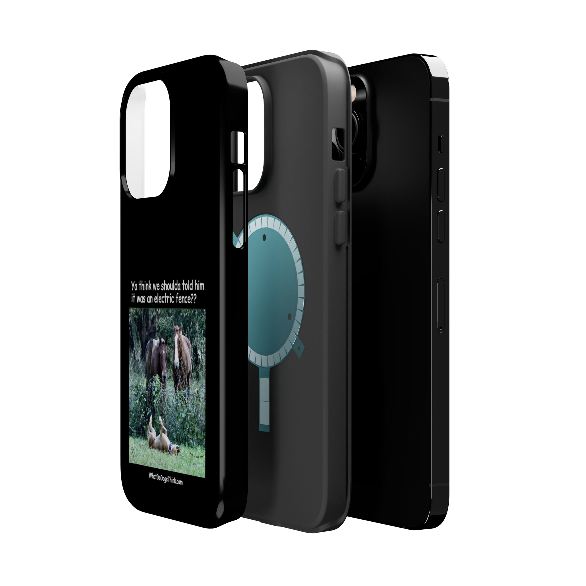 Electric Fence Black MagSafe Tough Cases