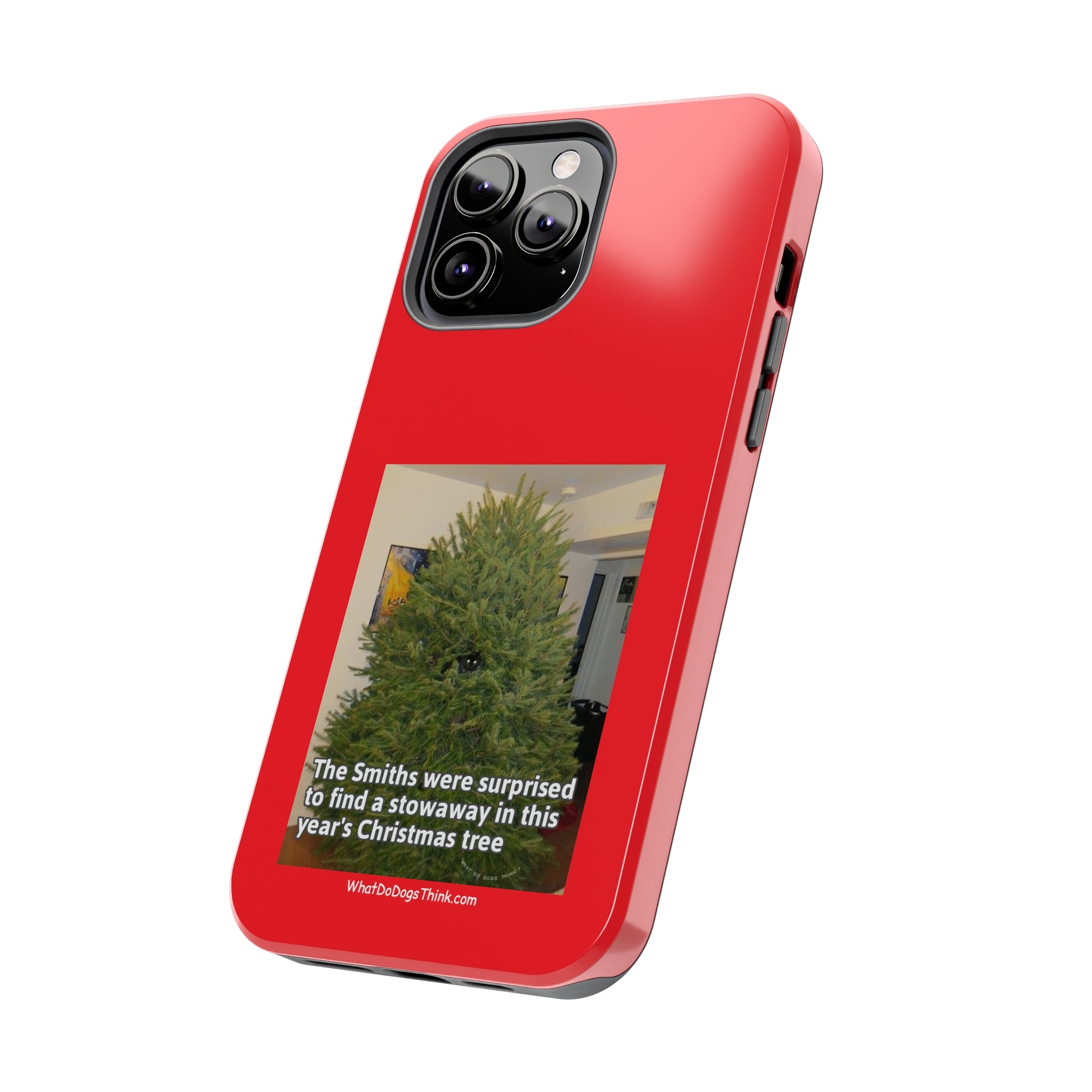 Stowaway Cat Red Tough Phone Cases