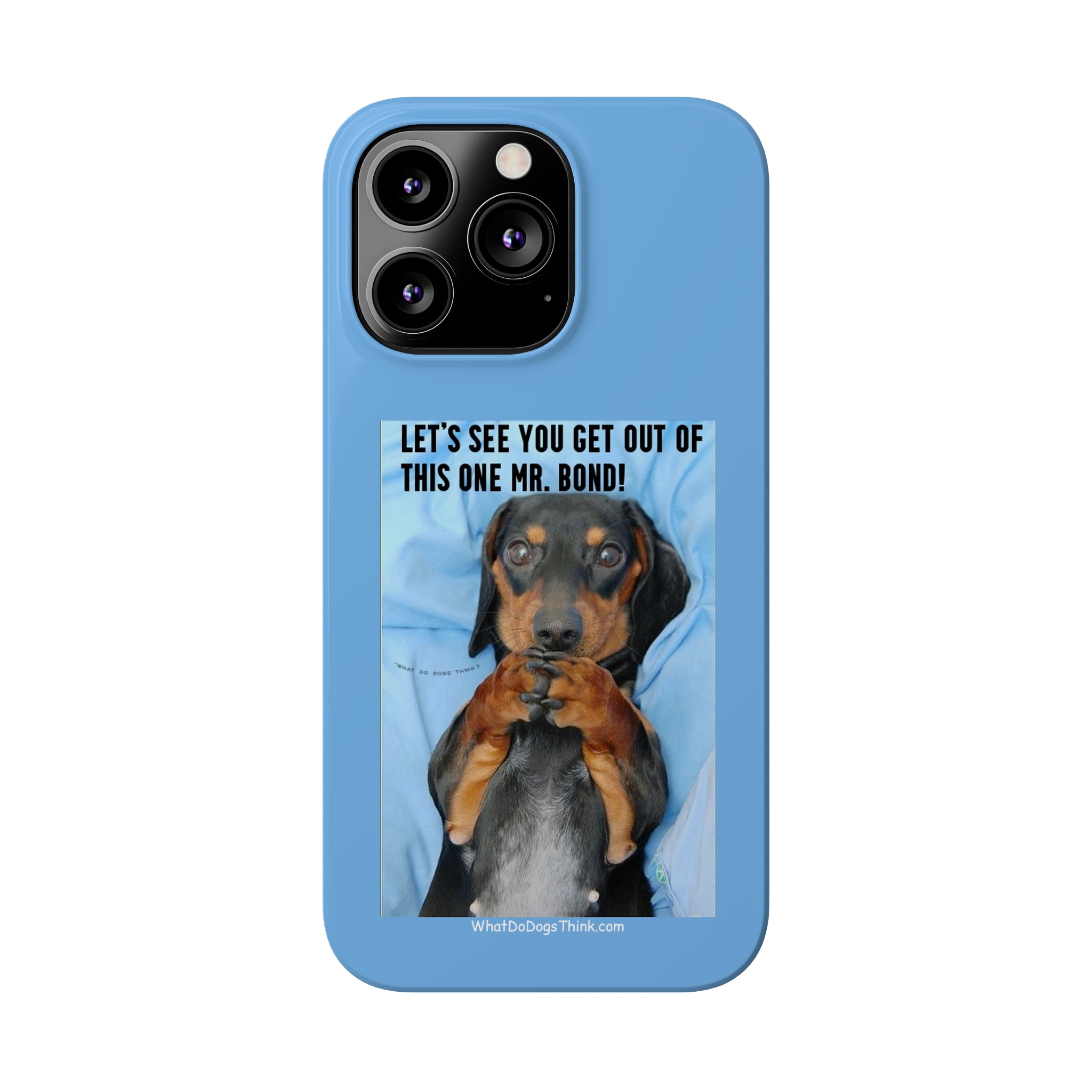 Mr. Bond Blue Slim Phone Cases