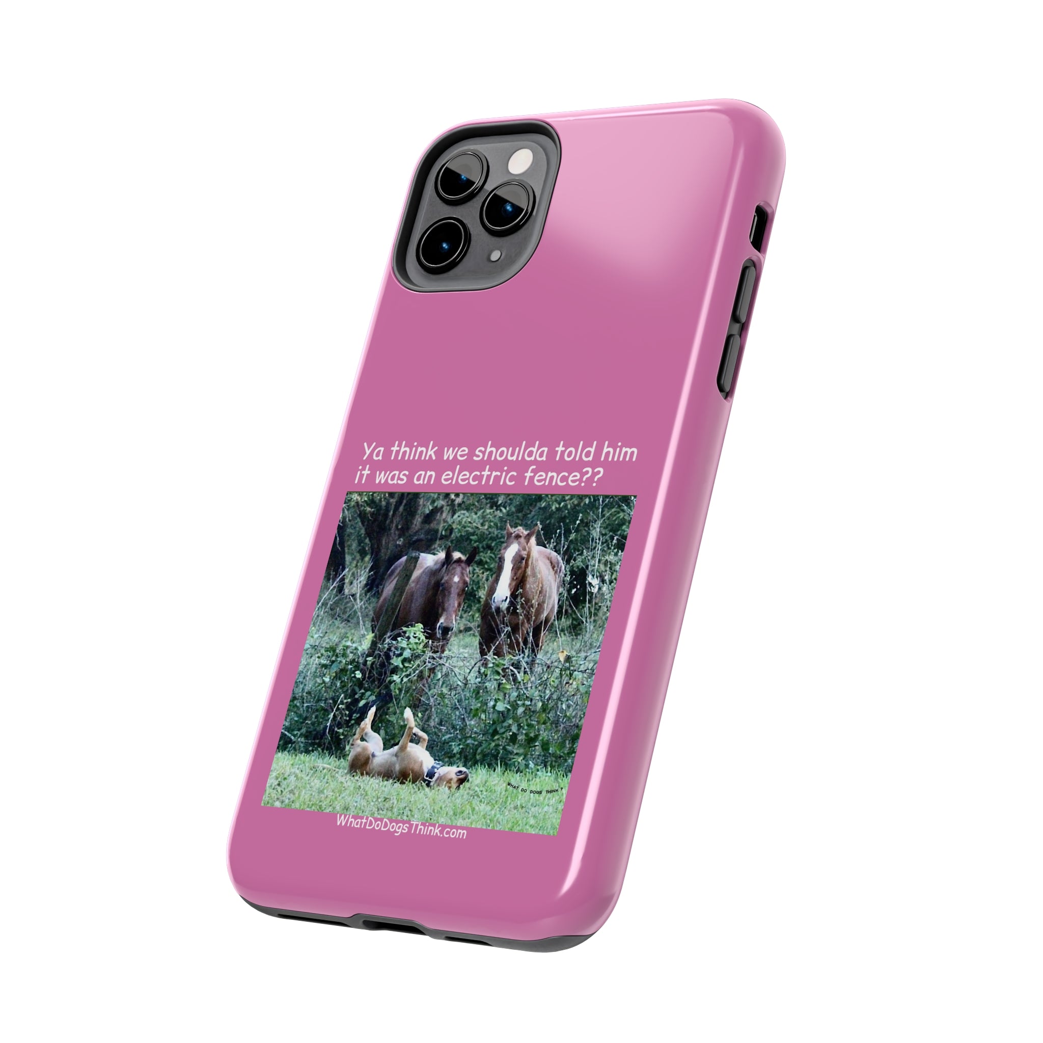 Electric Fence Pink Tough Phone Cases