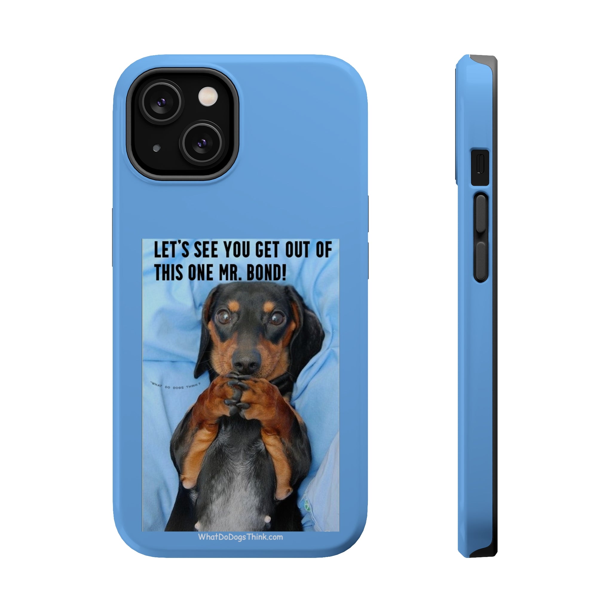 Mr. Bond Blue MagSafe Tough Cases