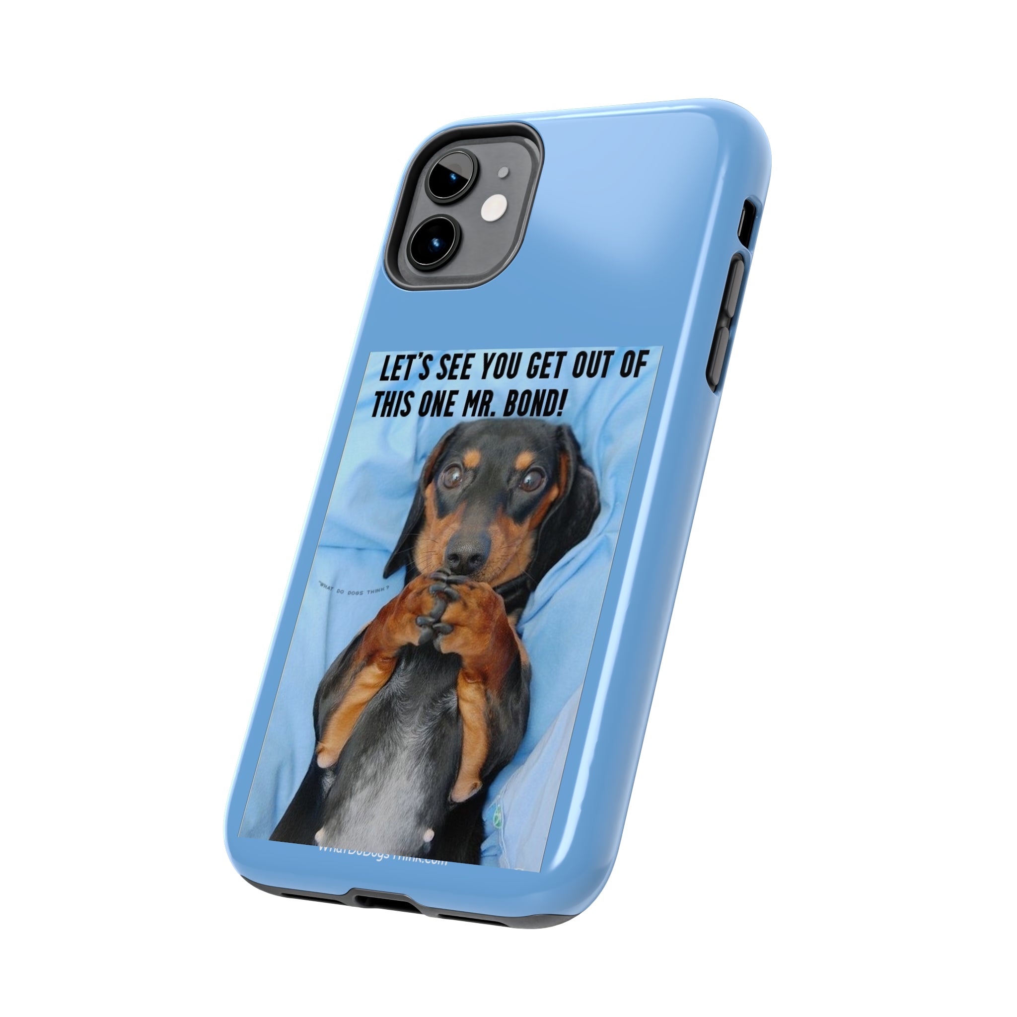 Mr Bond Blue Tough Phone Cases