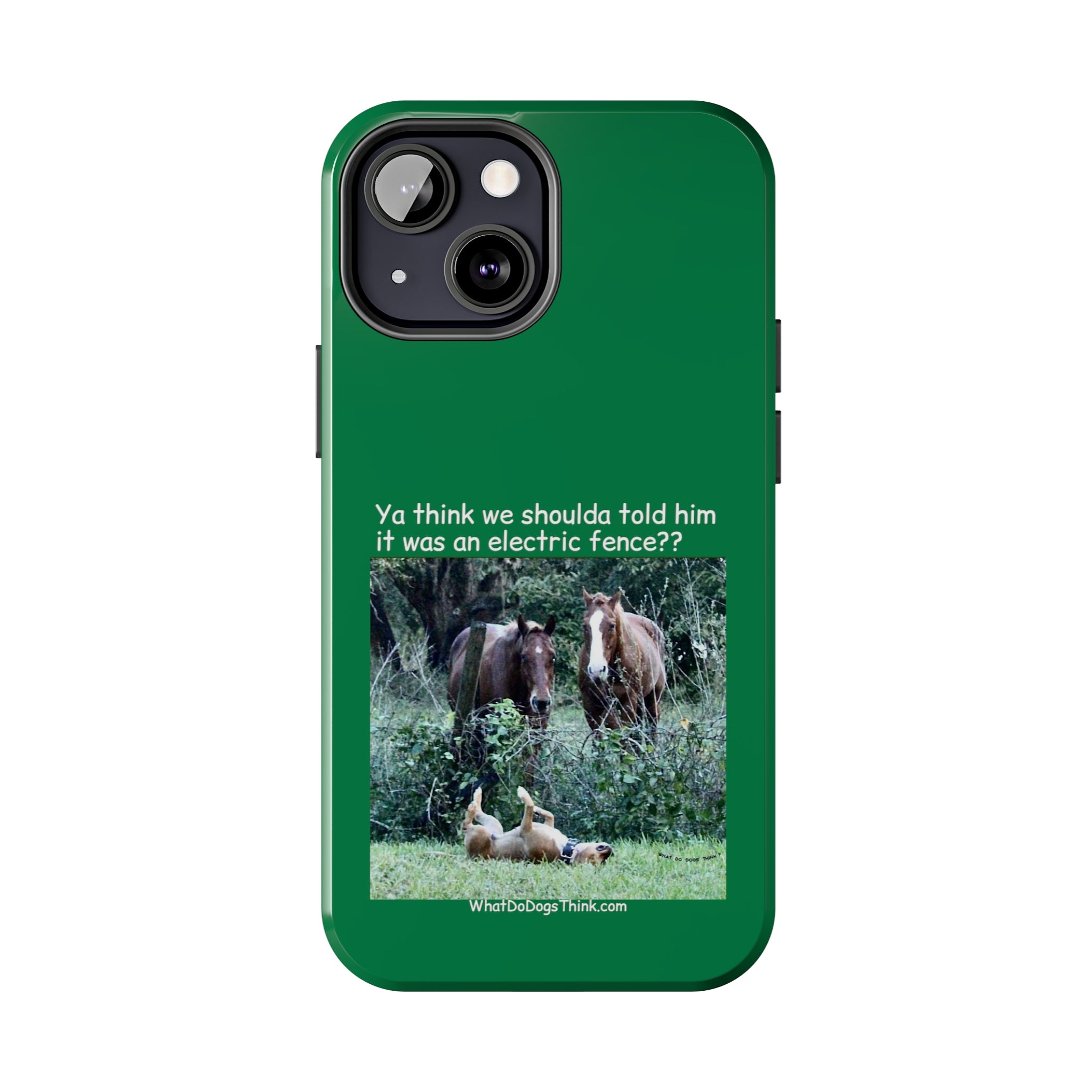 Electric Fence Green Tough Phone Cases