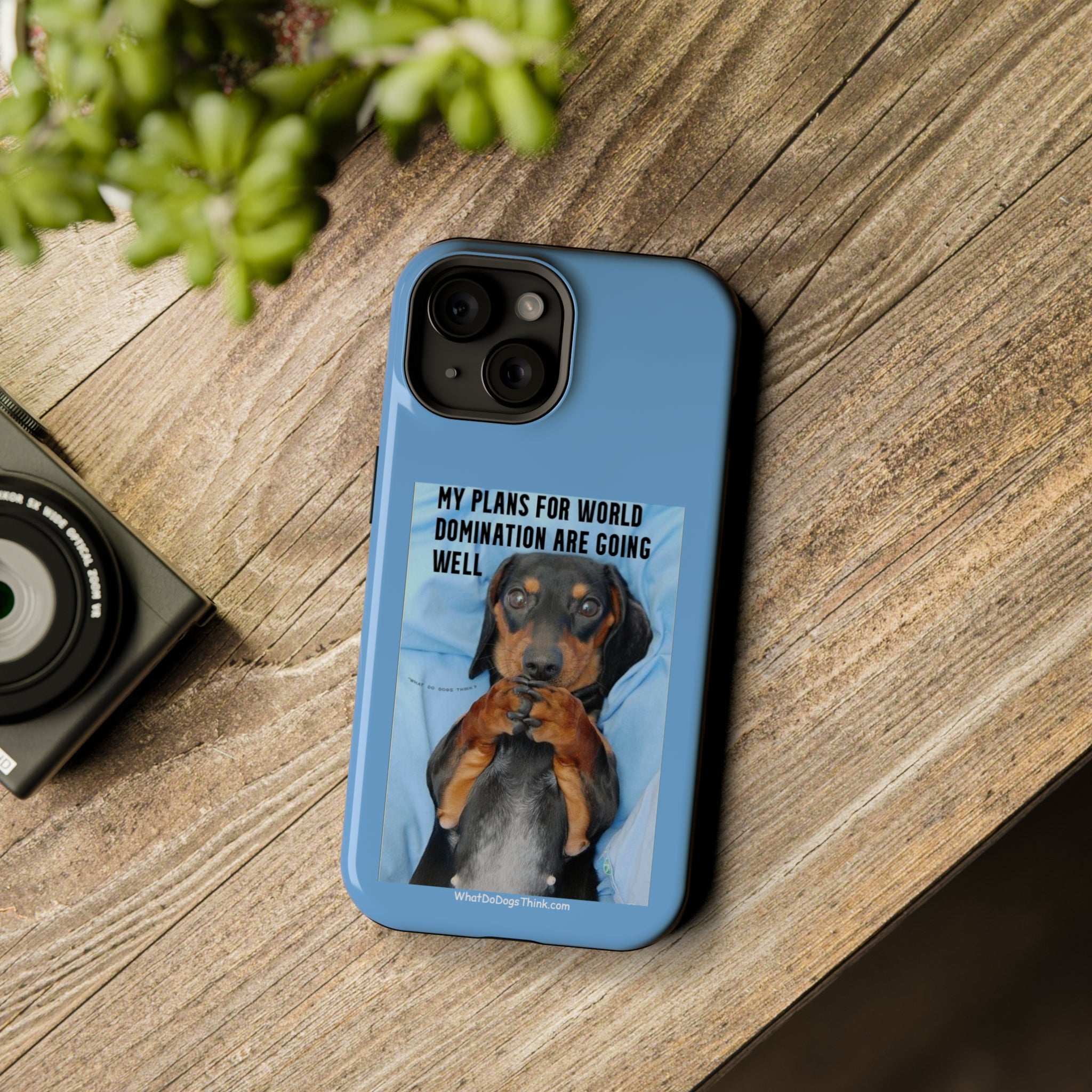 World Domination Blue MagSafe Tough Cases