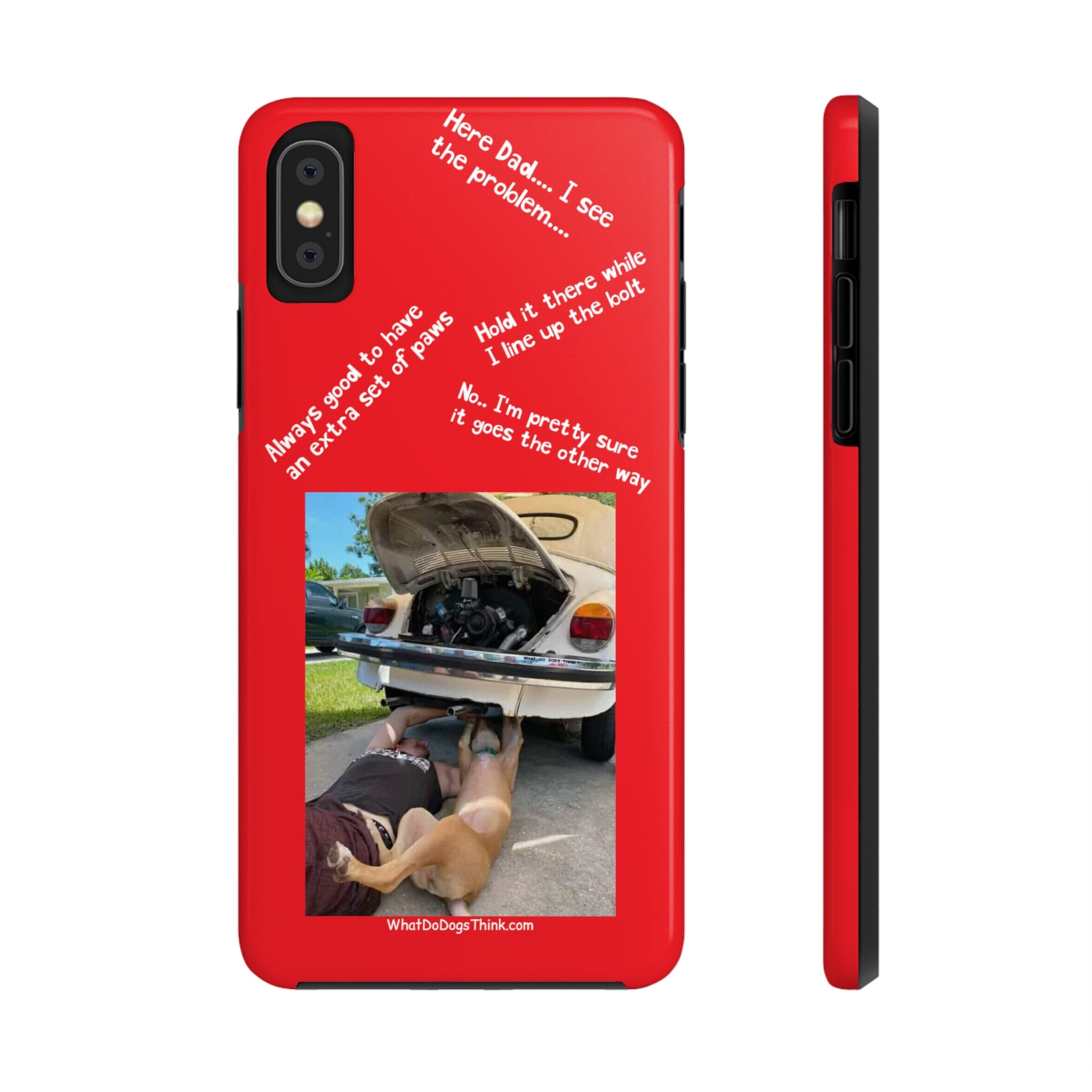 Bug Helper Compilation Red Tough Phone Cases