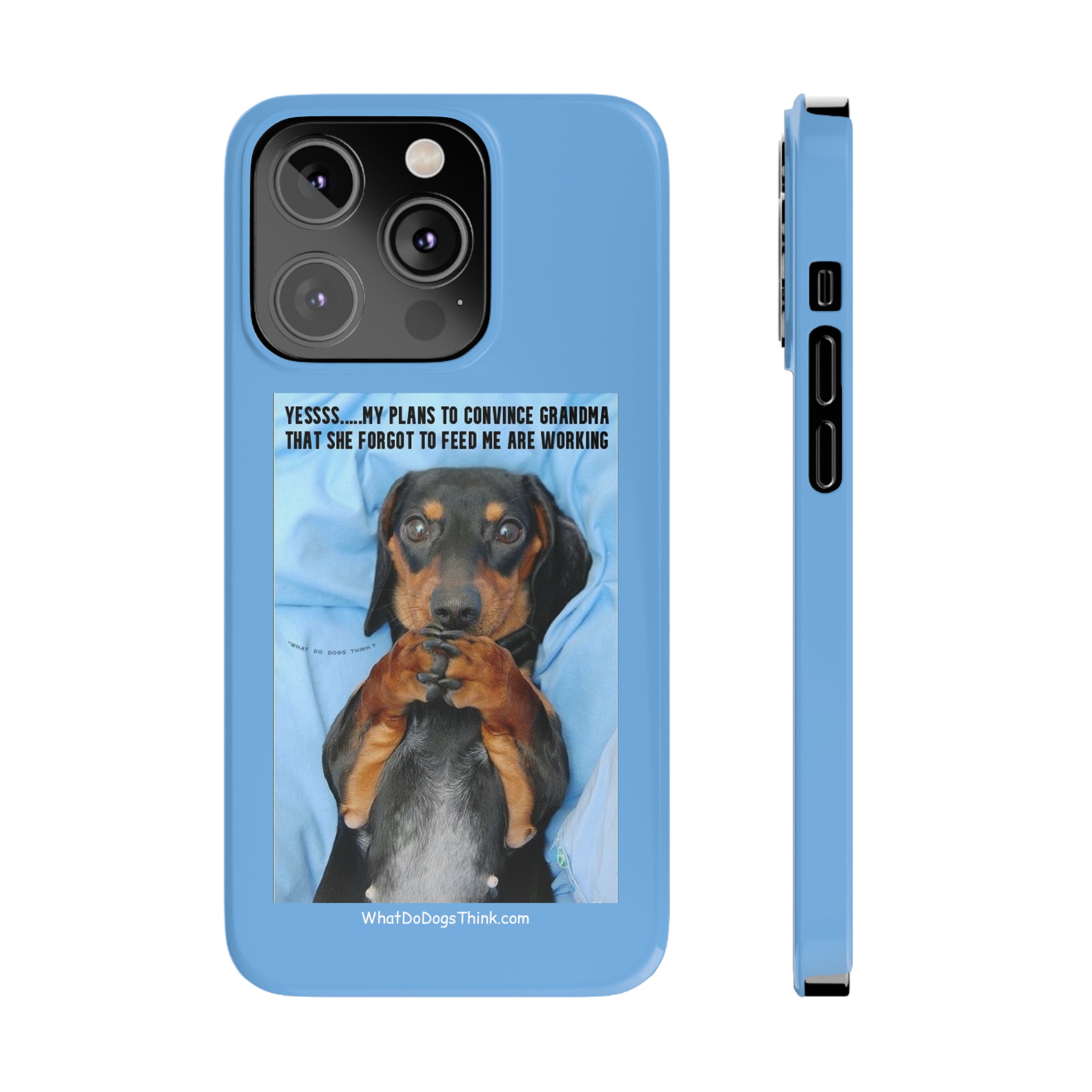 Grandma Blue Slim Phone Cases