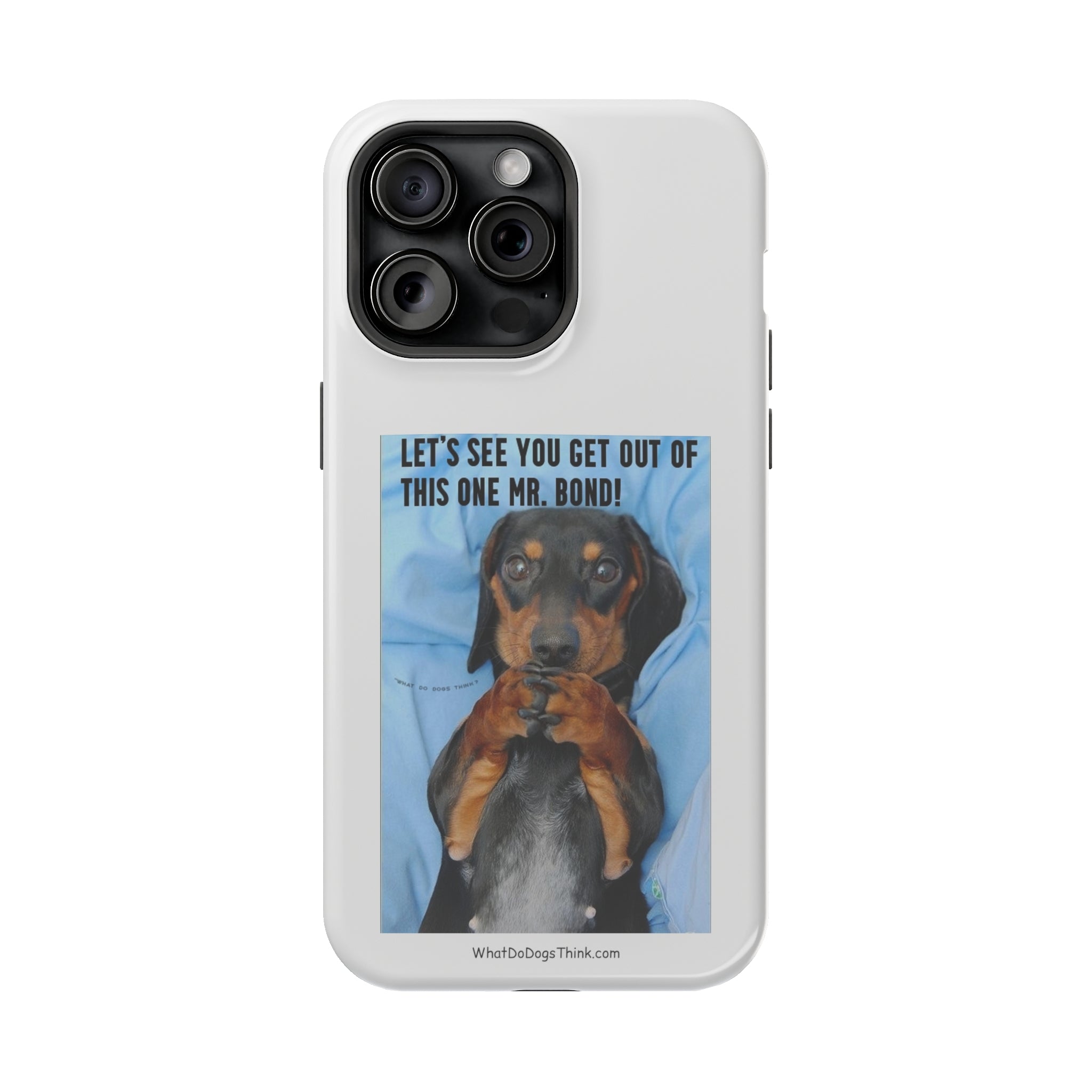 Mr. Bond White MagSafe Tough Cases