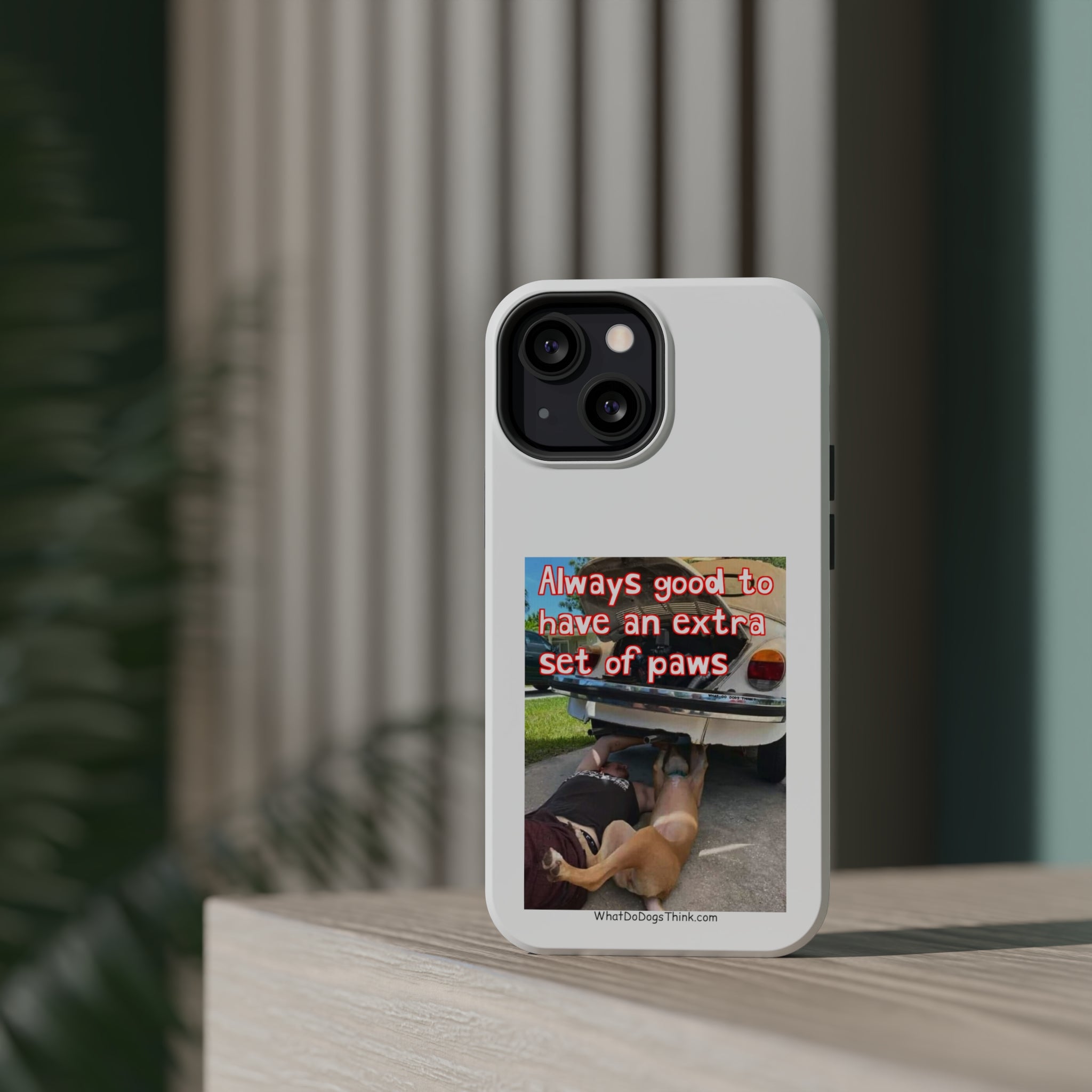 Extra Paw White MagSafe Tough Cases