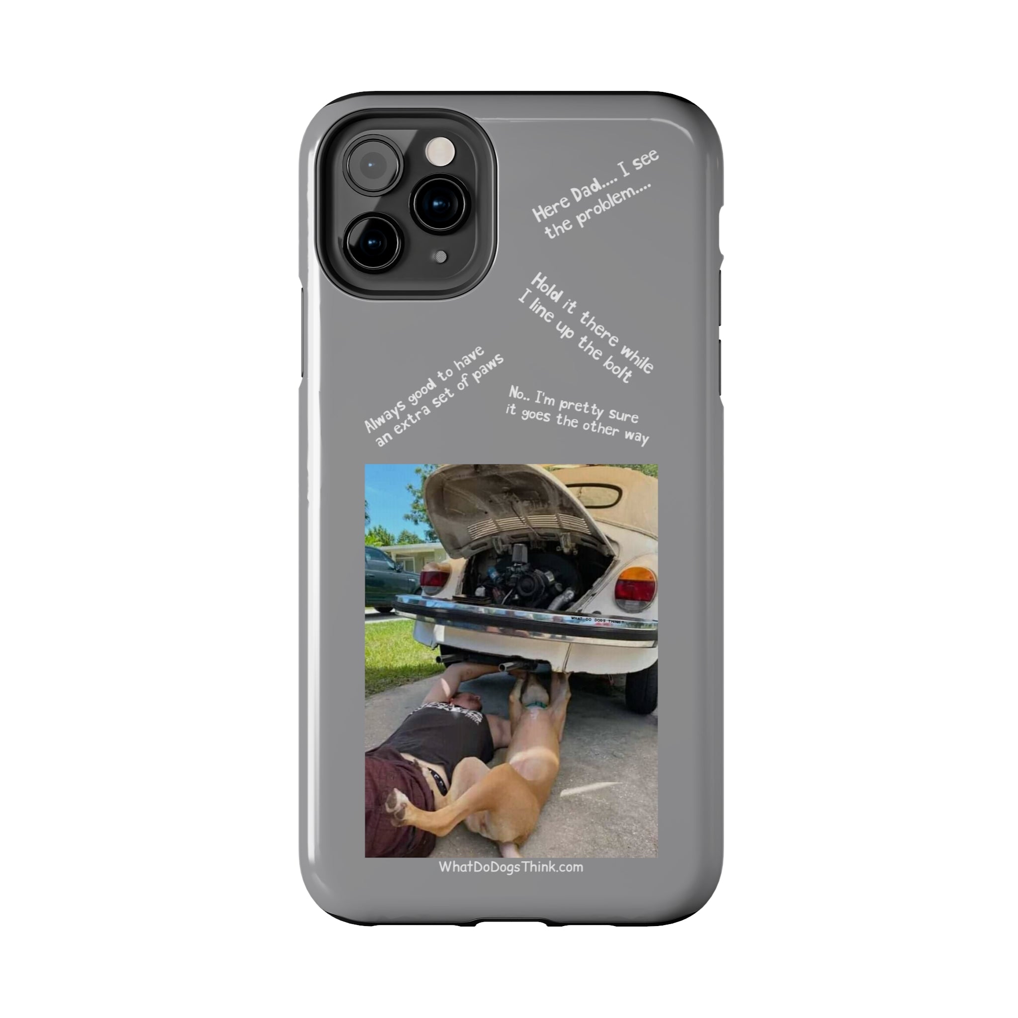 Bug Helper Compilation Grey Tough Phone Cases