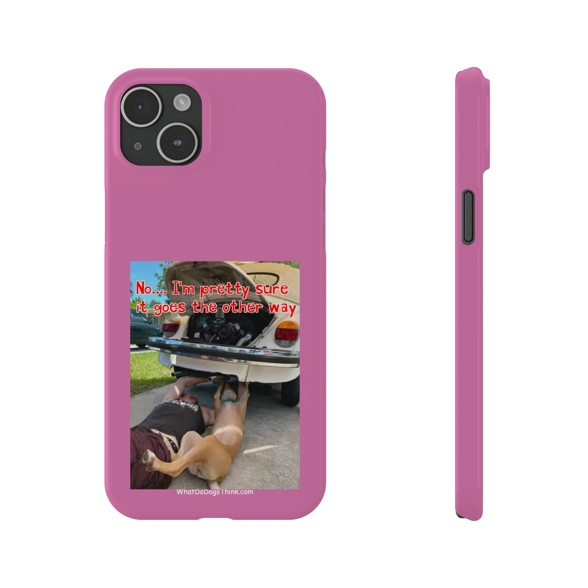 Other Way Pink Slim Phone Cases