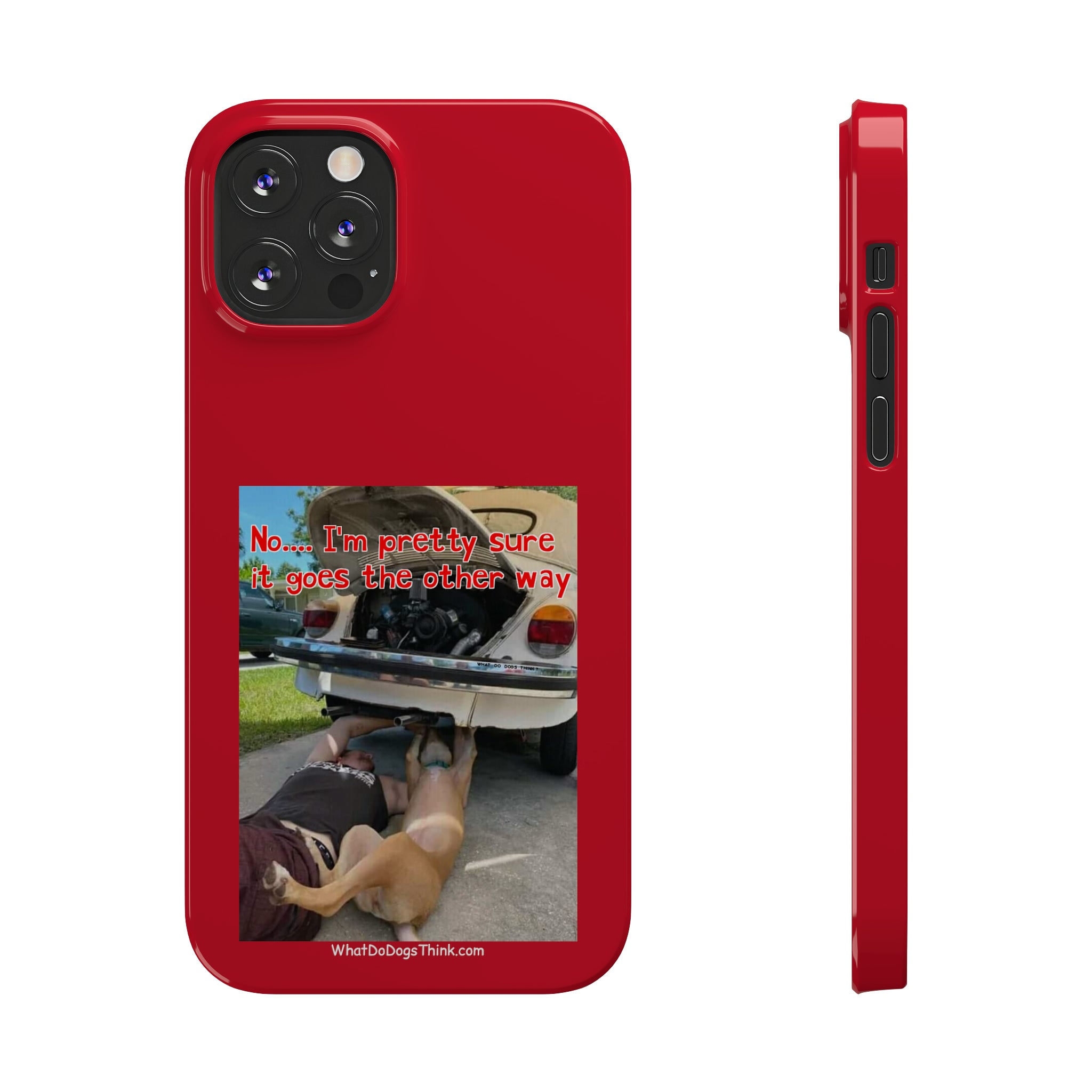 Other Way Red Slim Phone Cases