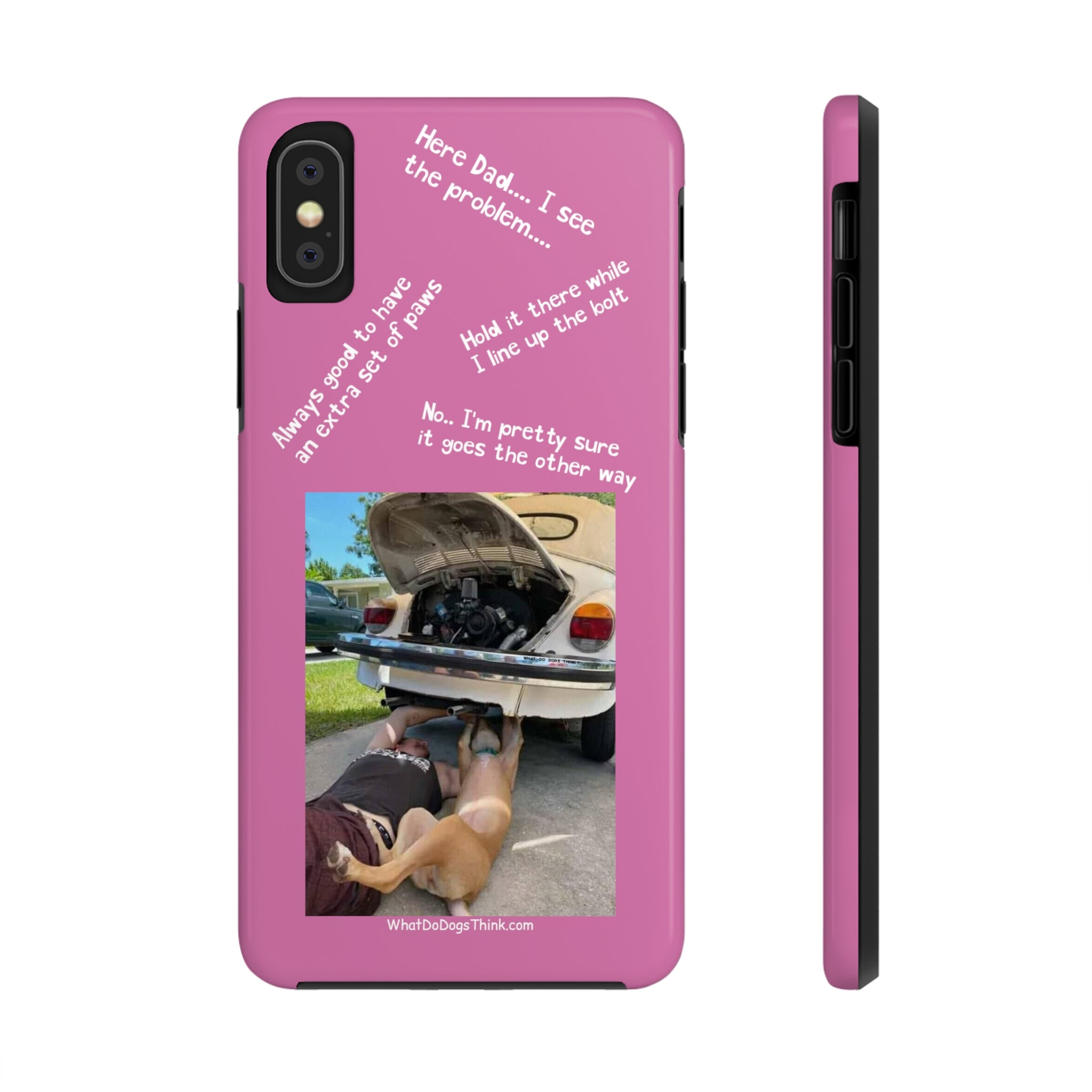 Bug Helper Compilation Pink Tough Phone Cases