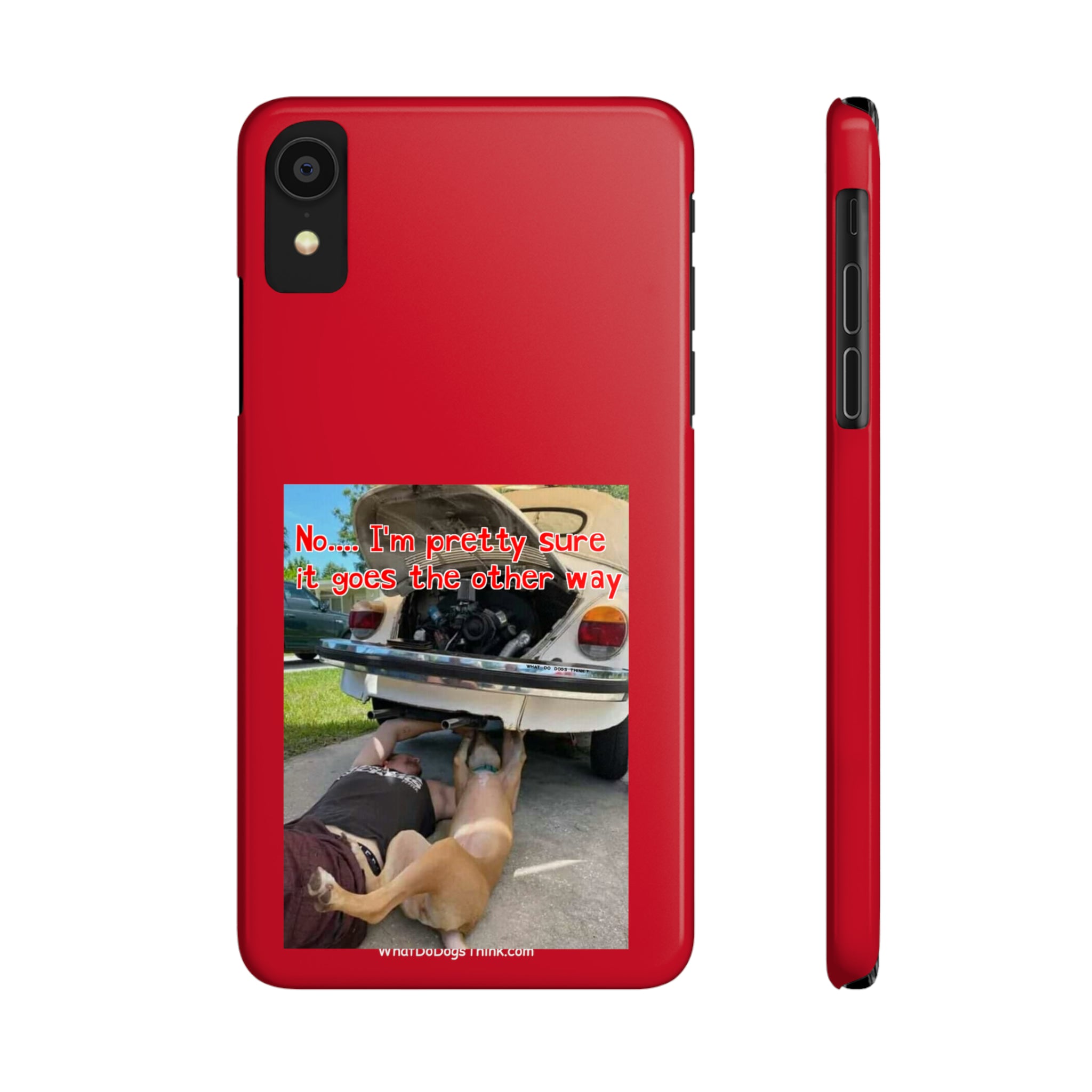 Other Way Red Slim Phone Cases