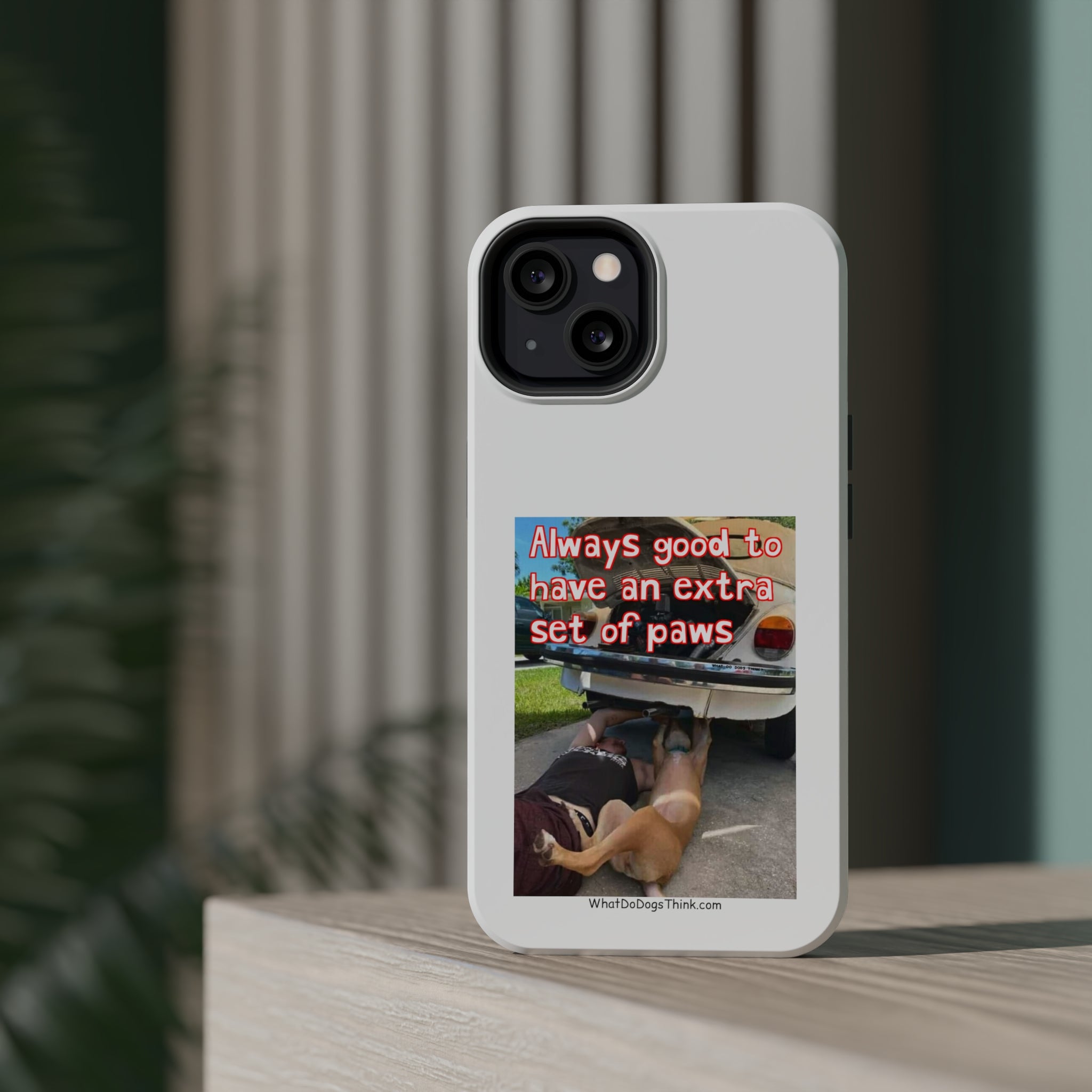 Extra Paw White MagSafe Tough Cases