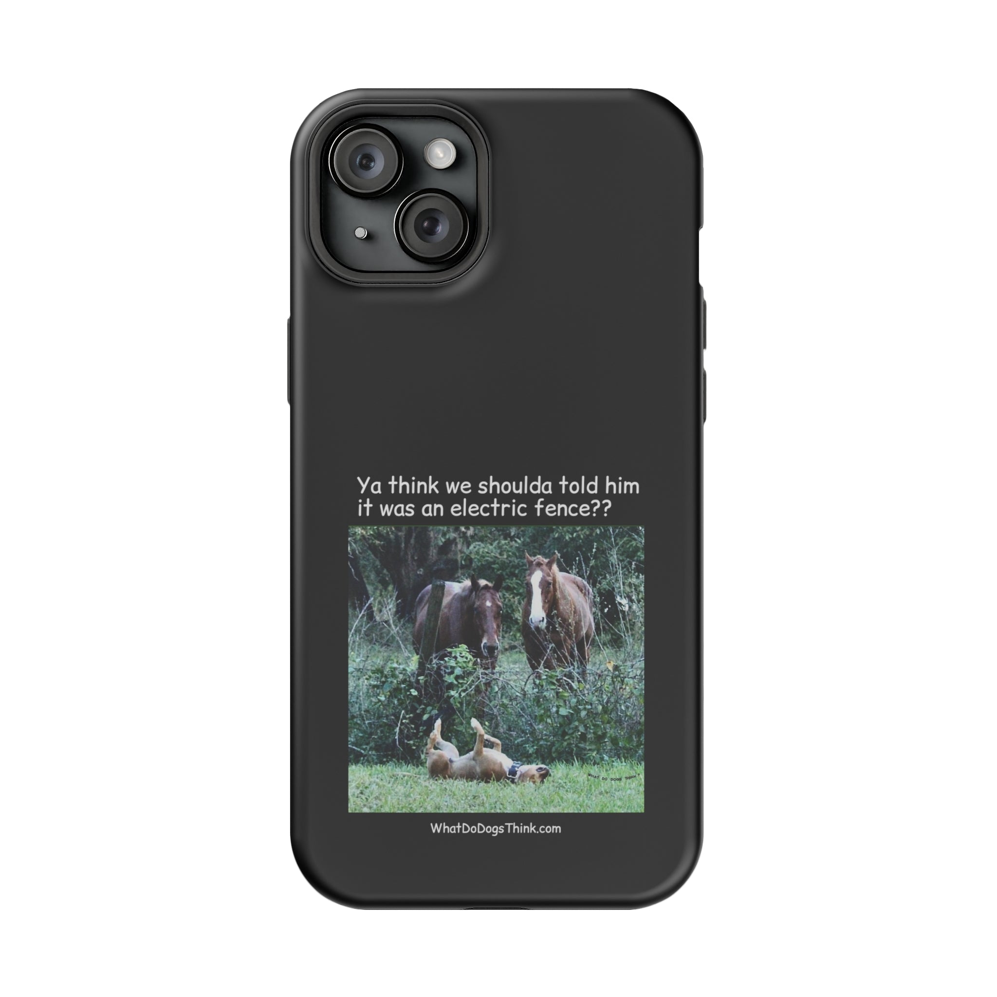 Electric Fence Black MagSafe Tough Cases