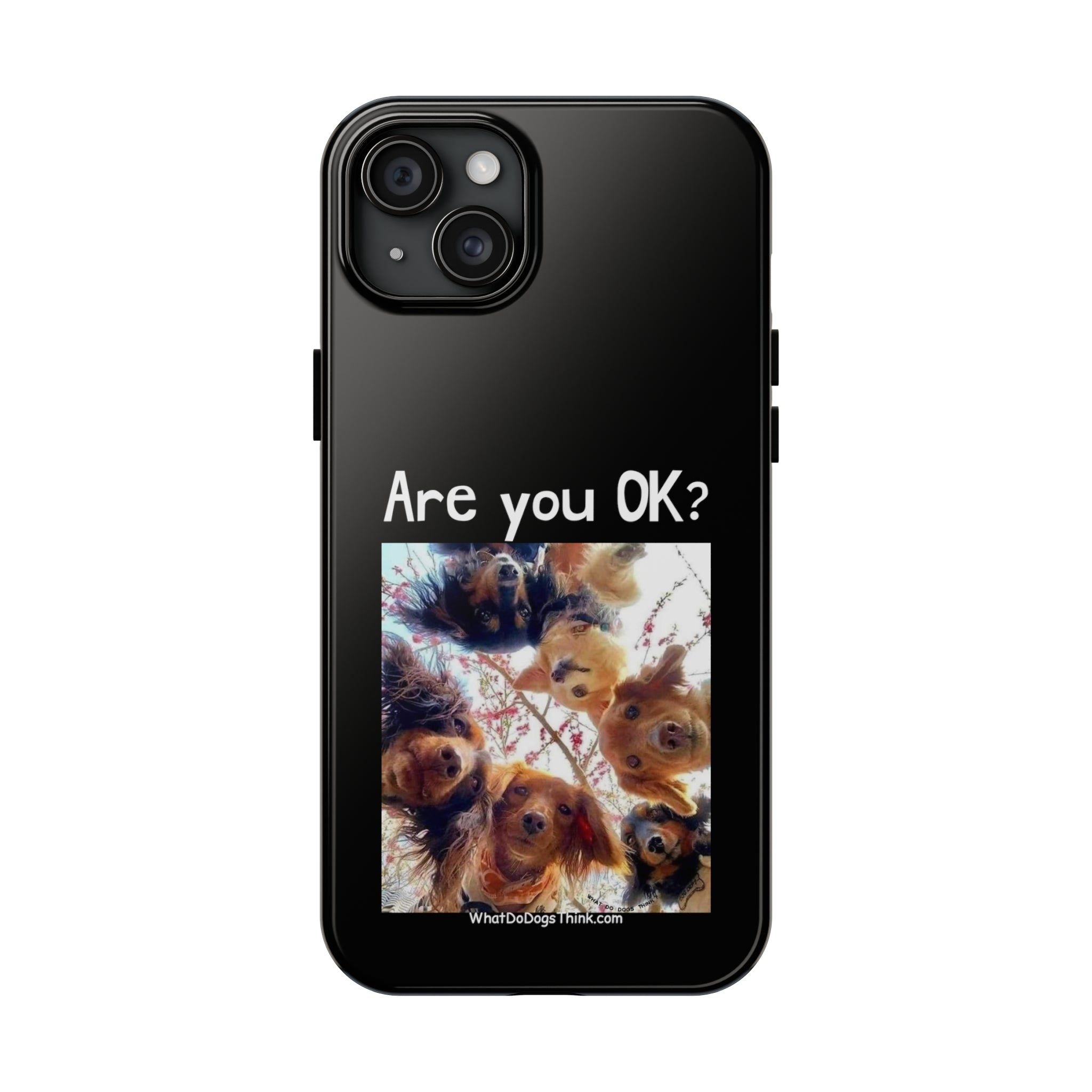 Are you OK? Black Tough Phone Cases