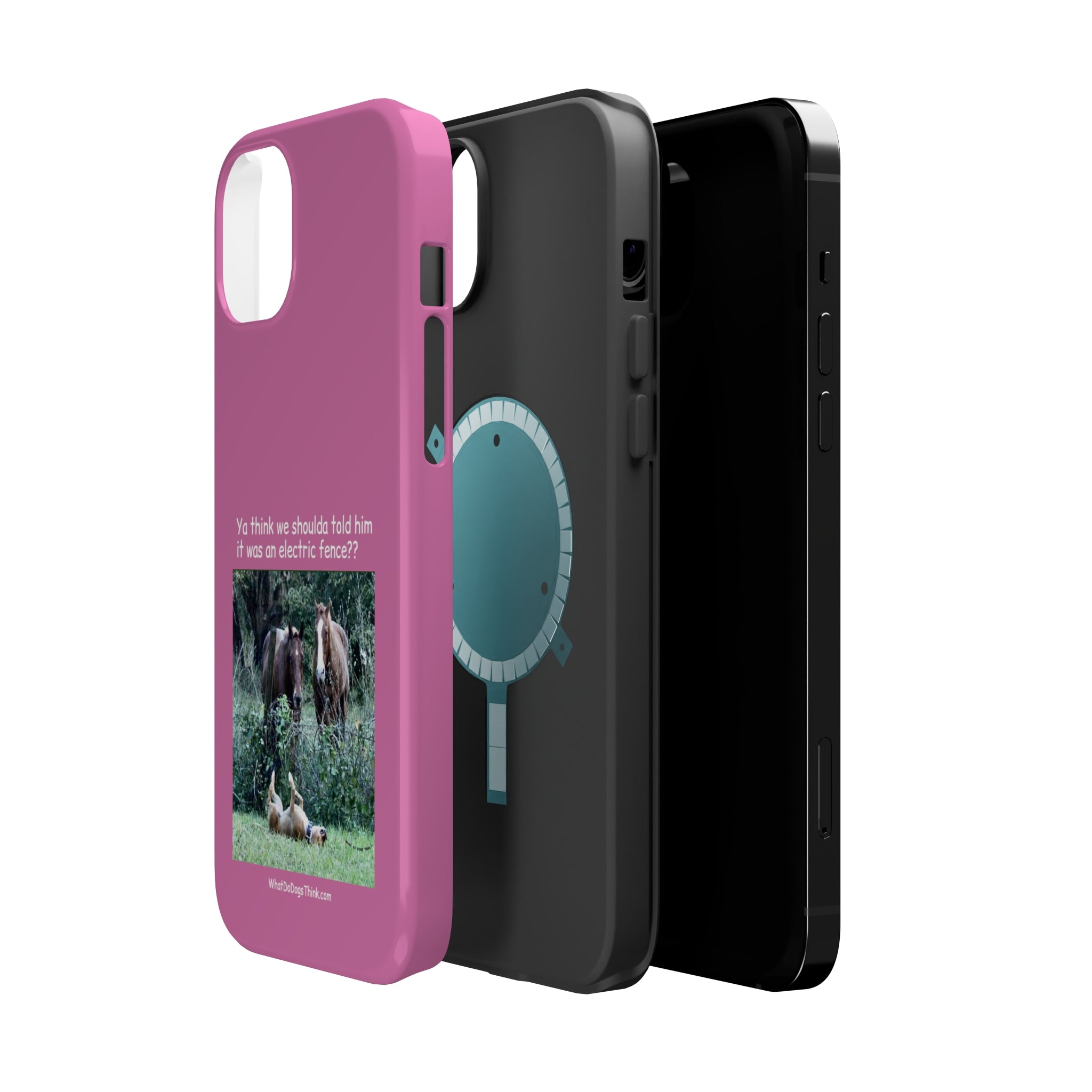 Electric Fence Pink MagSafe Tough Cases