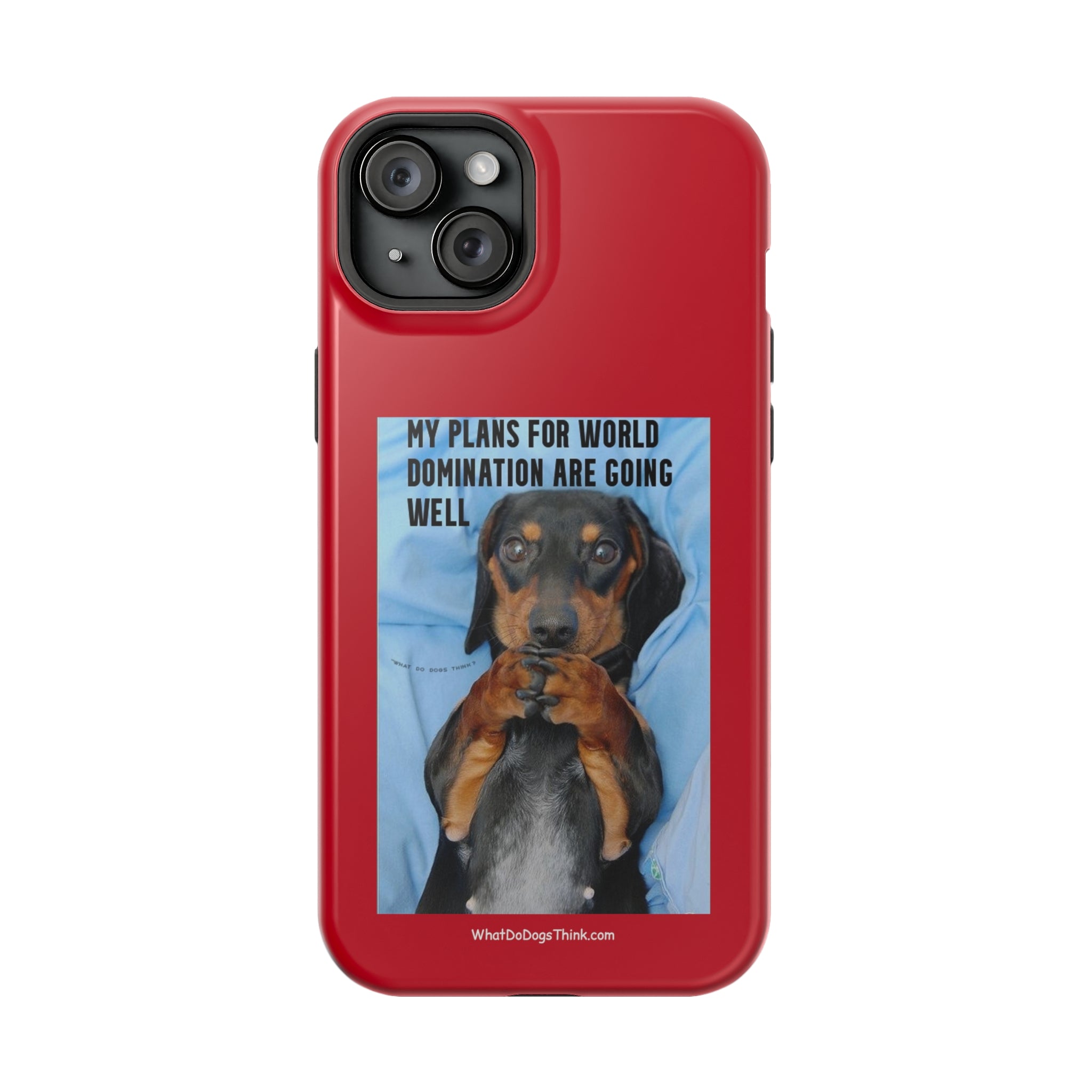 World Domination Red MagSafe Tough Cases