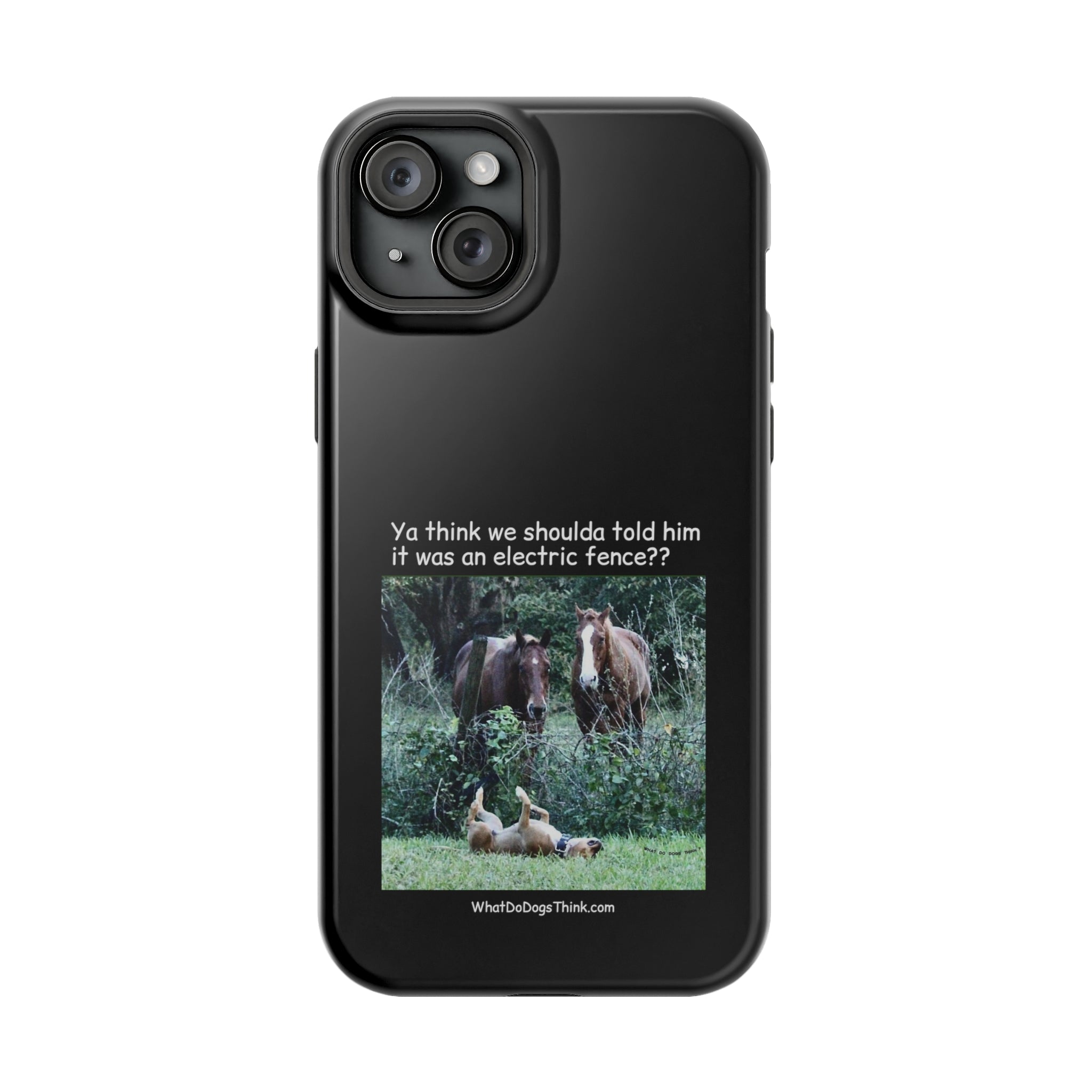 Electric Fence Black MagSafe Tough Cases