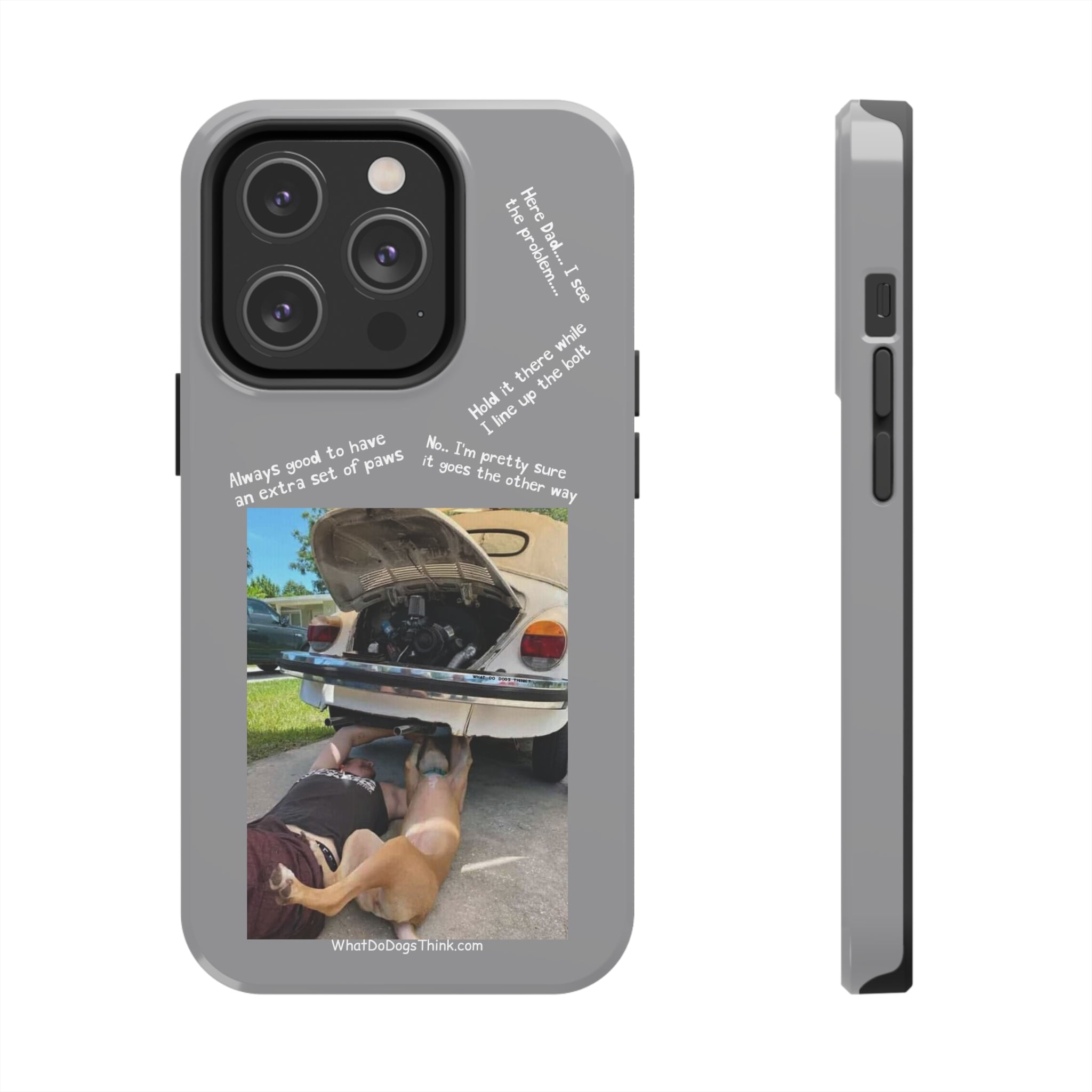 Bug Helper Compilation Grey Tough Phone Cases