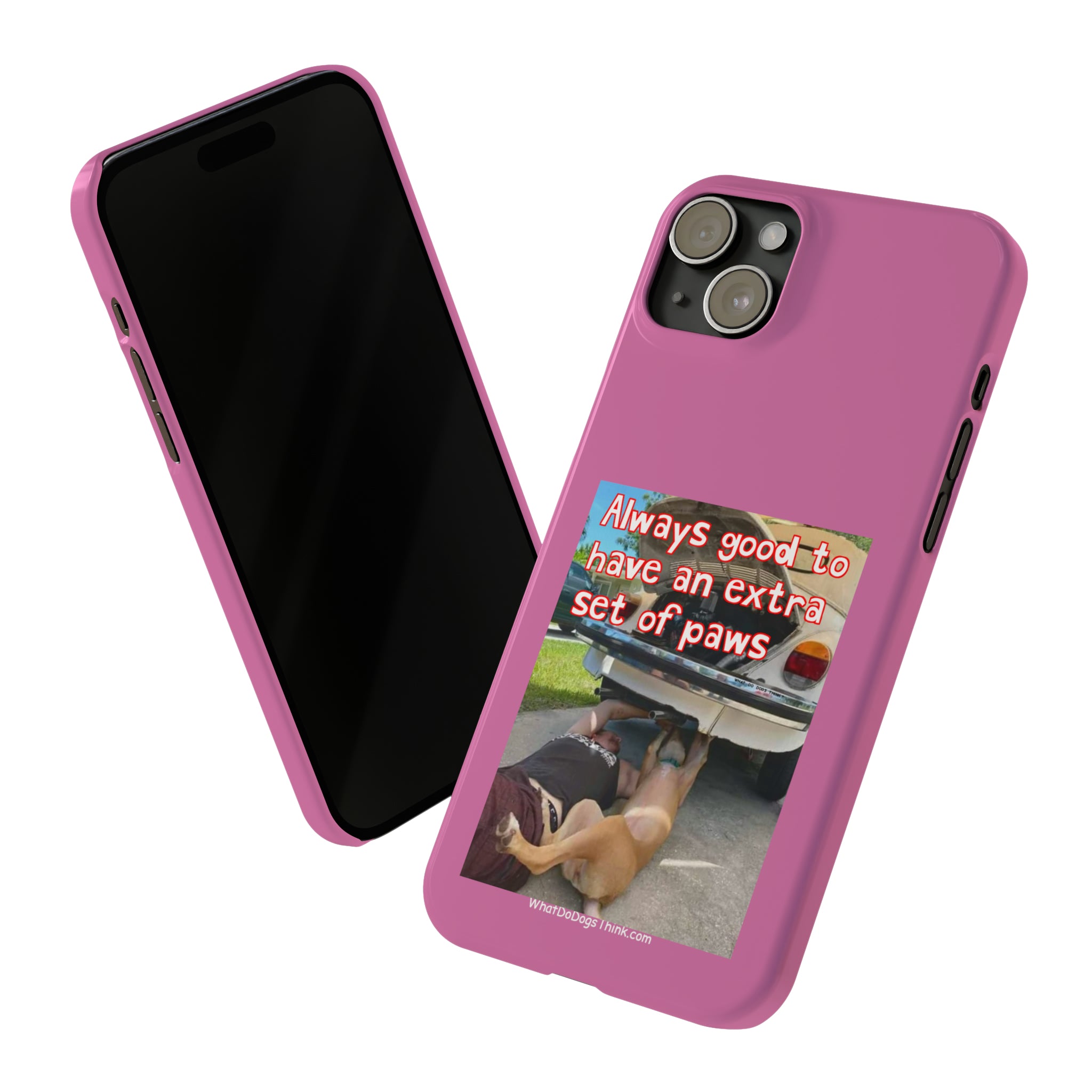 Extra Paws Pink Slim Phone Case