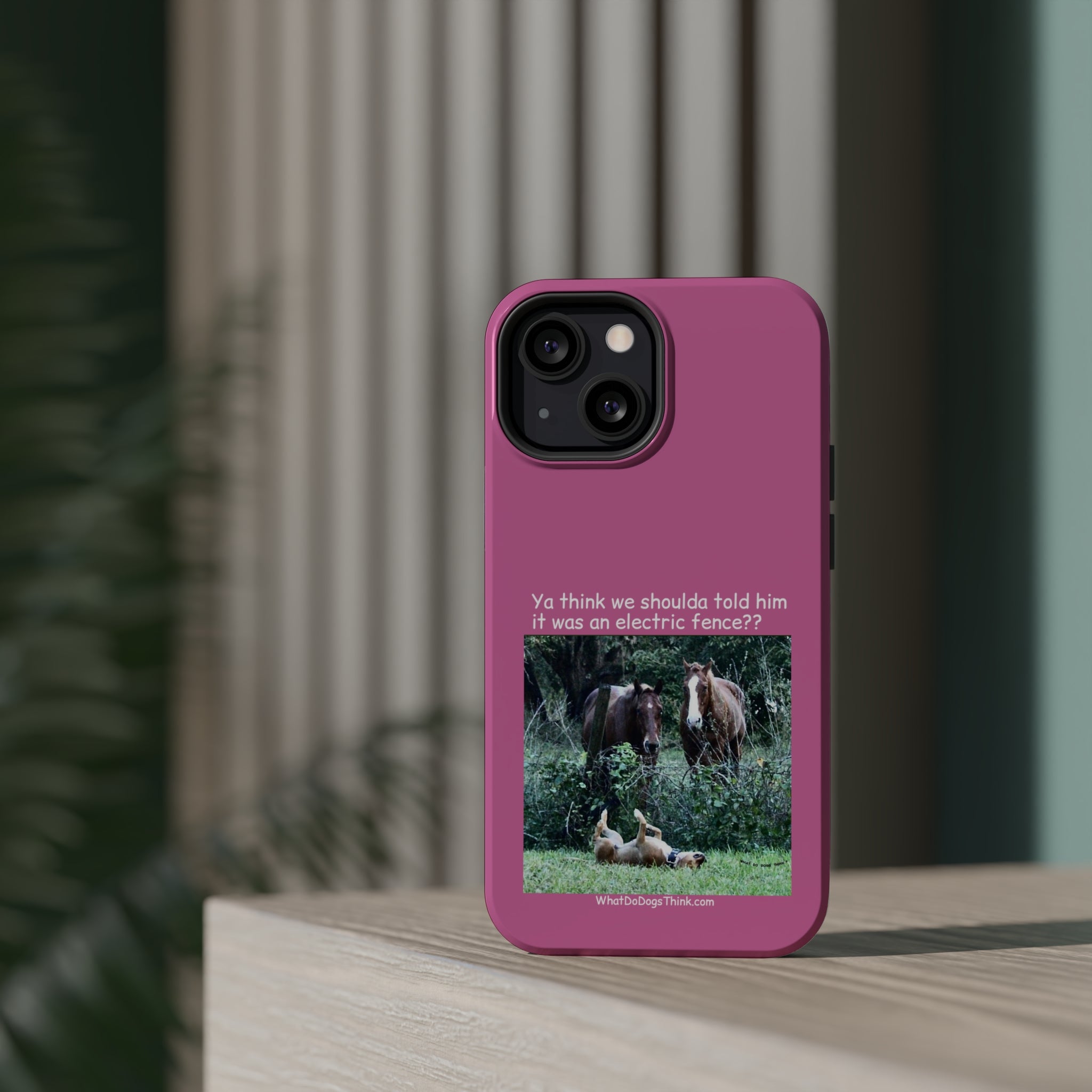 Electric Fence Pink MagSafe Tough Cases