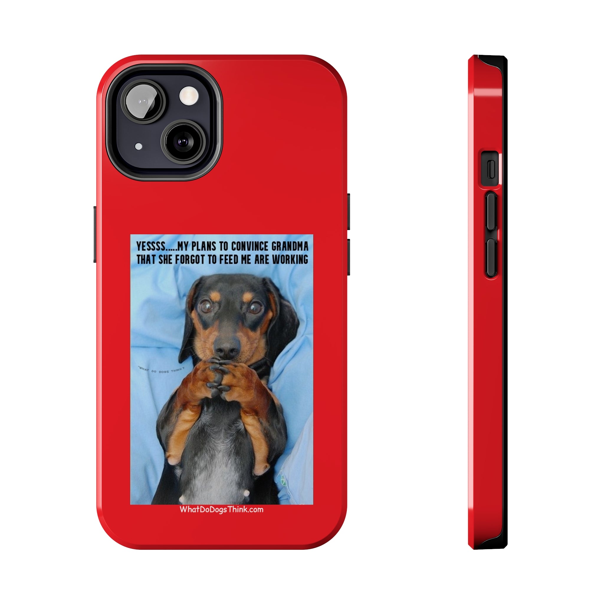 Grandma Red Tough Phone Cases