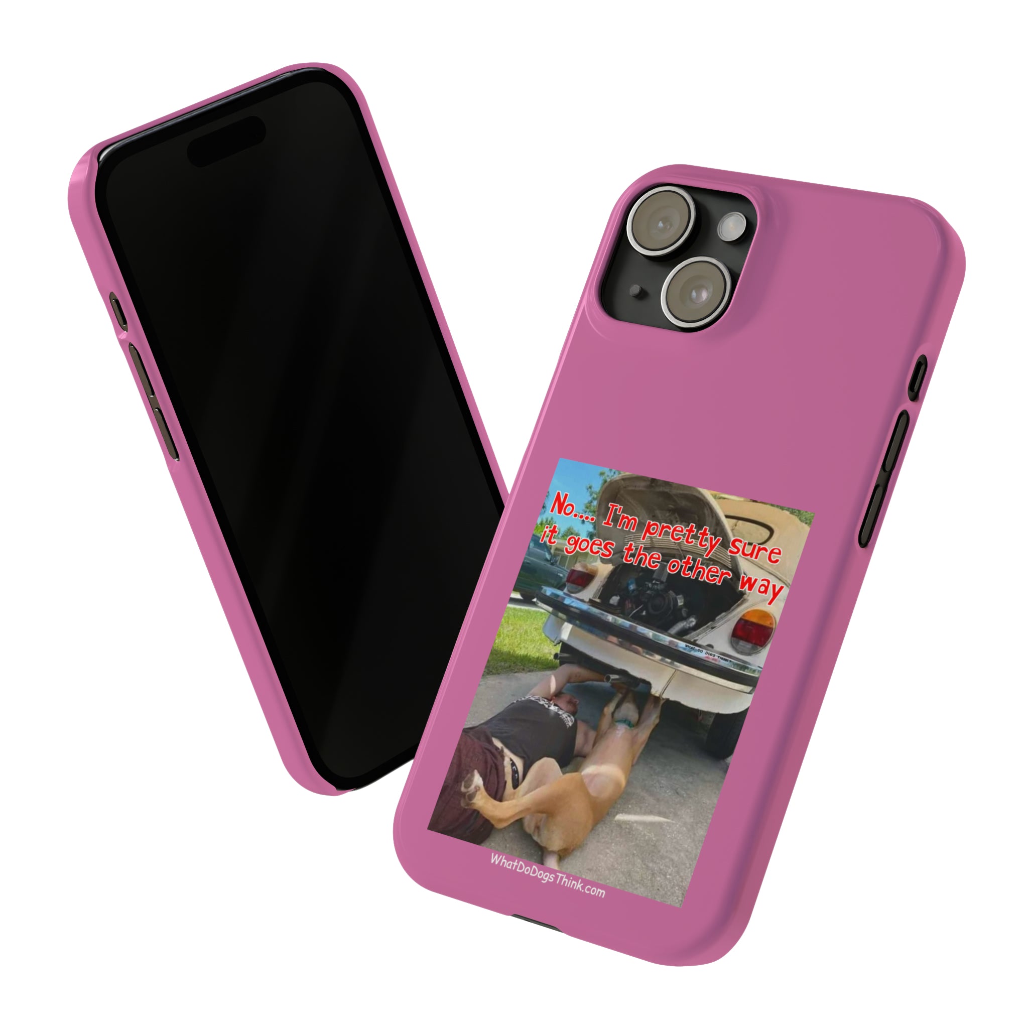 Other Way Pink Slim Phone Cases