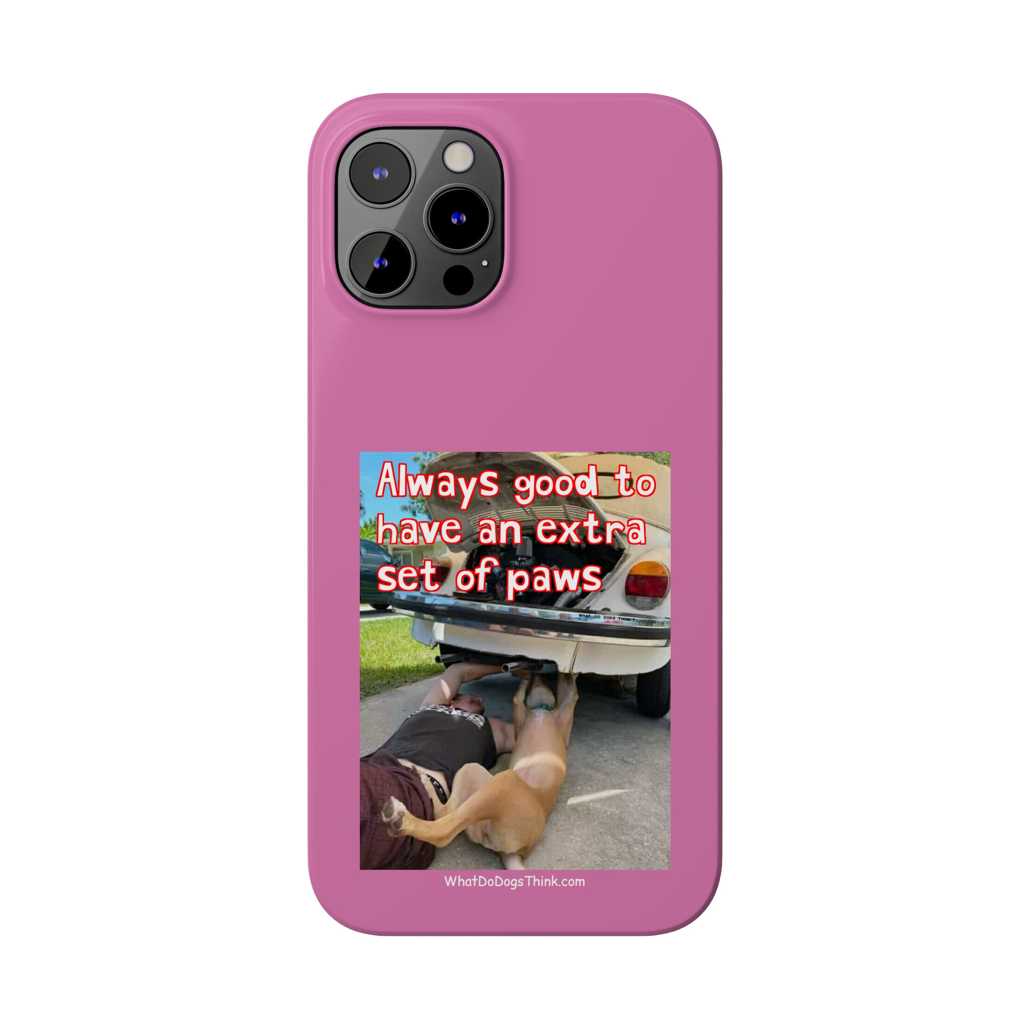 Extra Paws Pink Slim Phone Case