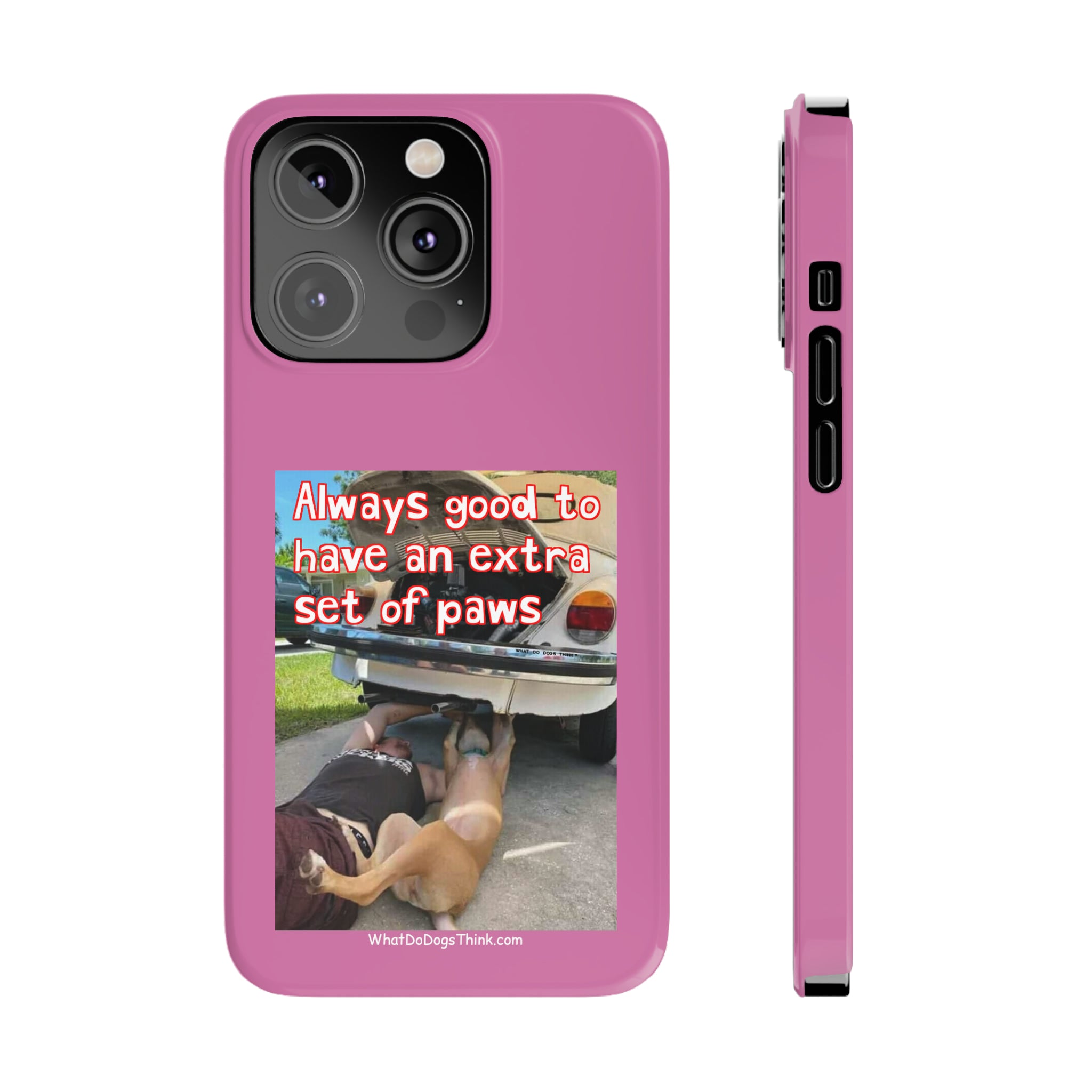 Extra Paws Pink Slim Phone Case