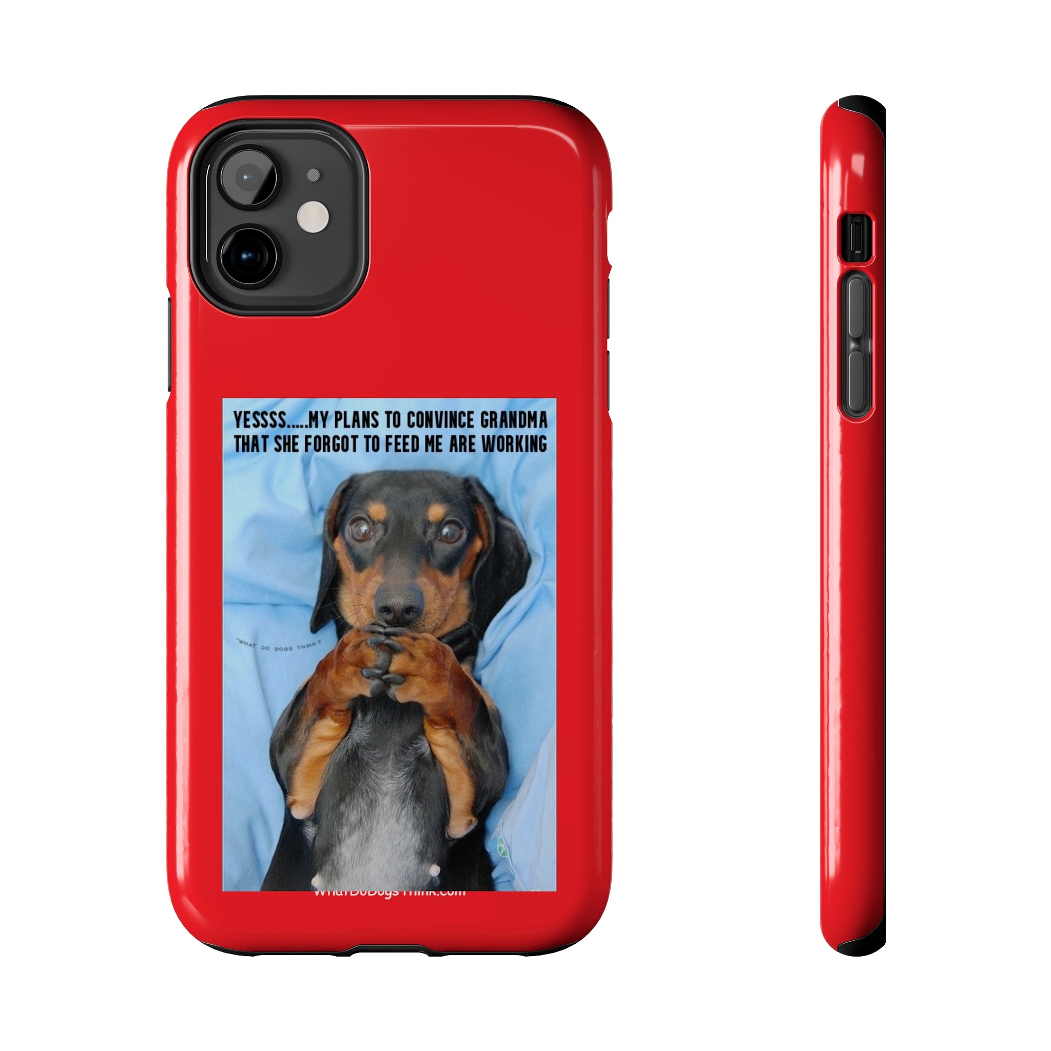 Grandma Red Tough Phone Cases
