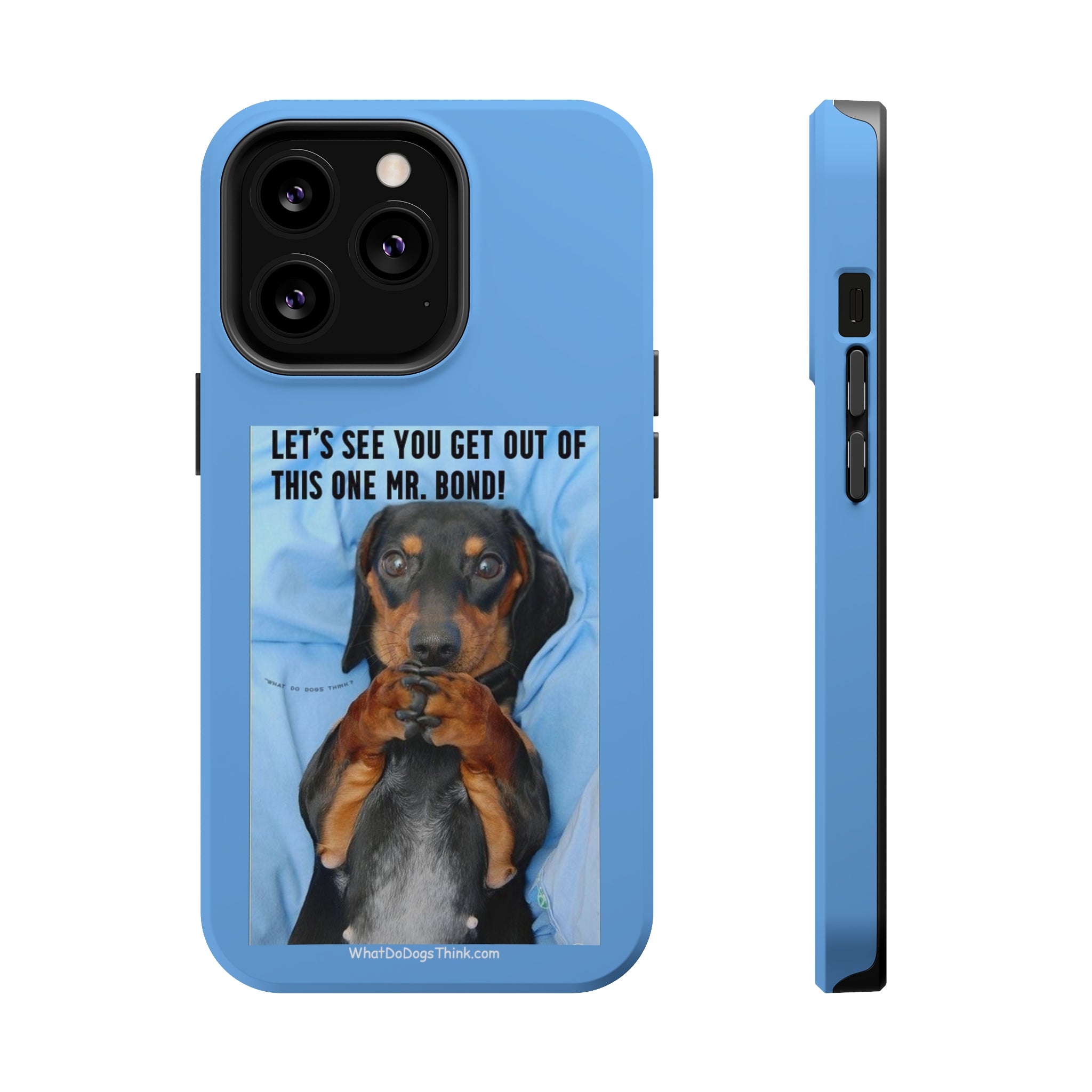 Mr. Bond Blue MagSafe Tough Cases