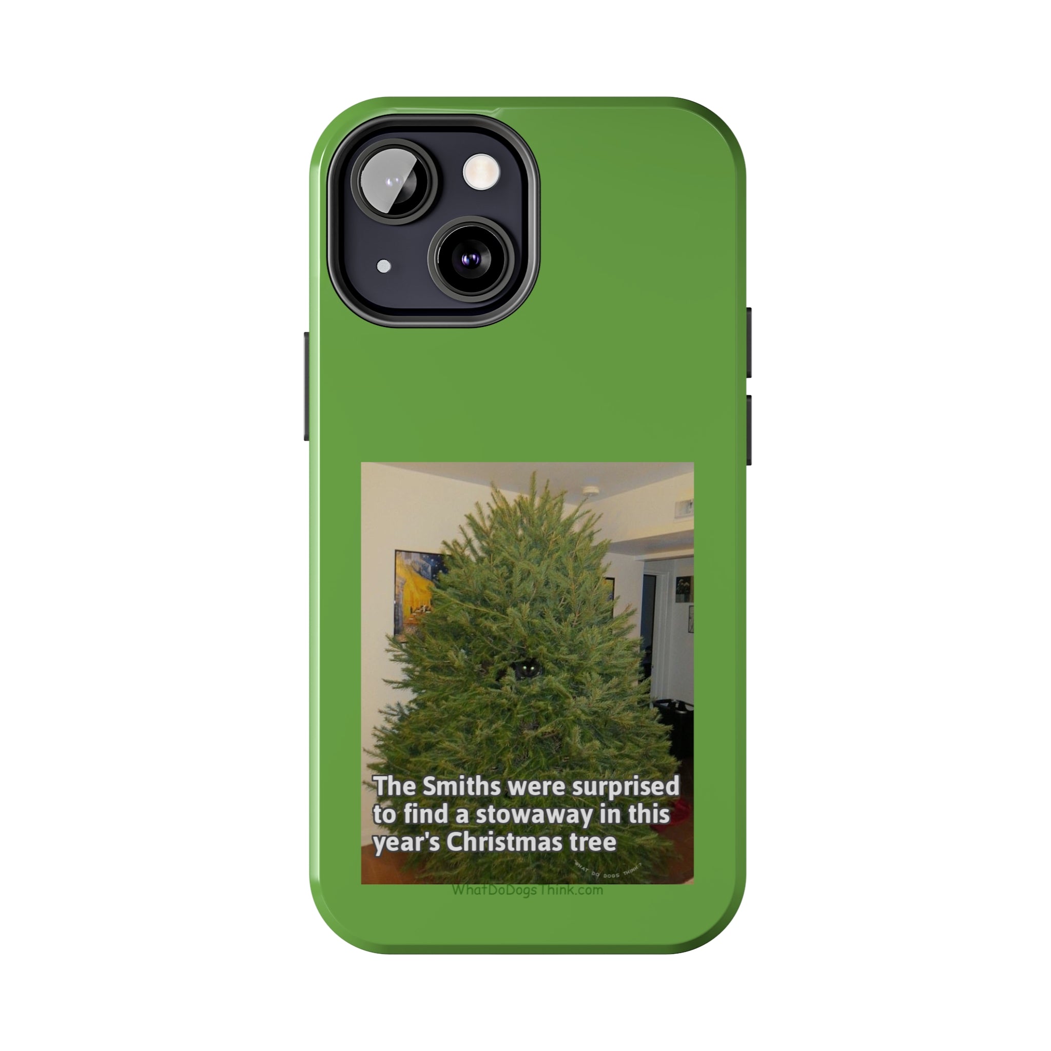 Stowaway Cat Green Tough Phone Cases