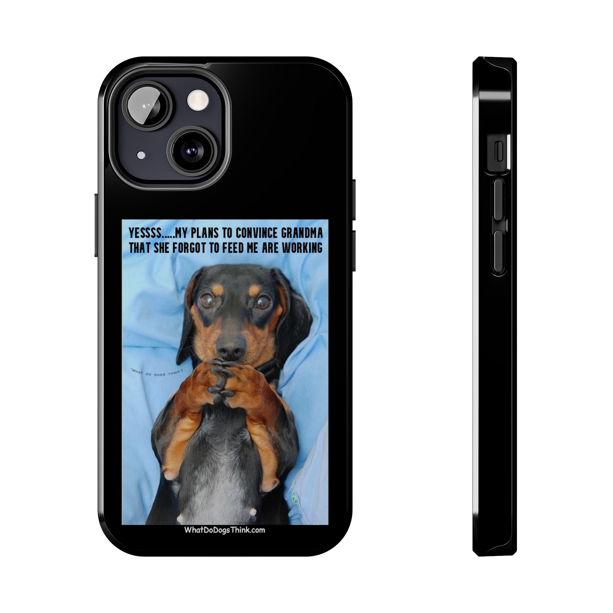 Grandma Black Tough Phone Cases