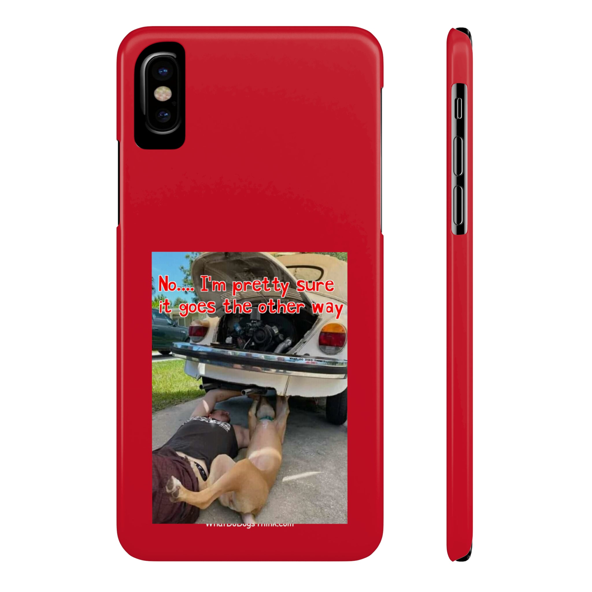 Other Way Red Slim Phone Cases