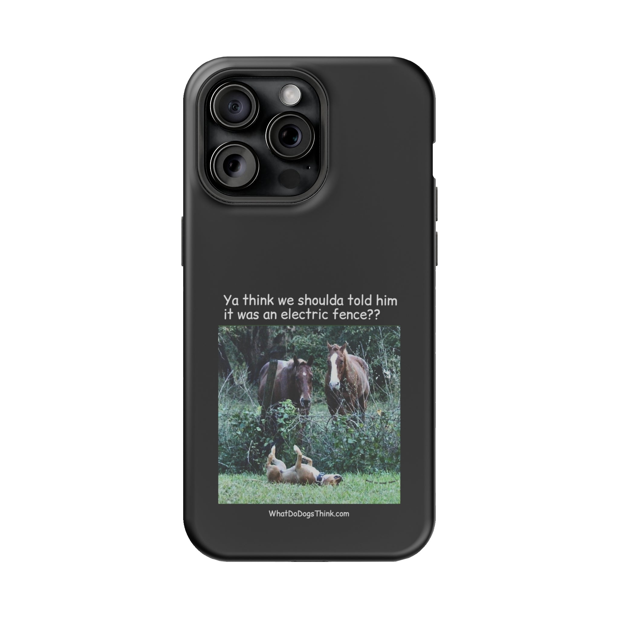 Electric Fence Black MagSafe Tough Cases