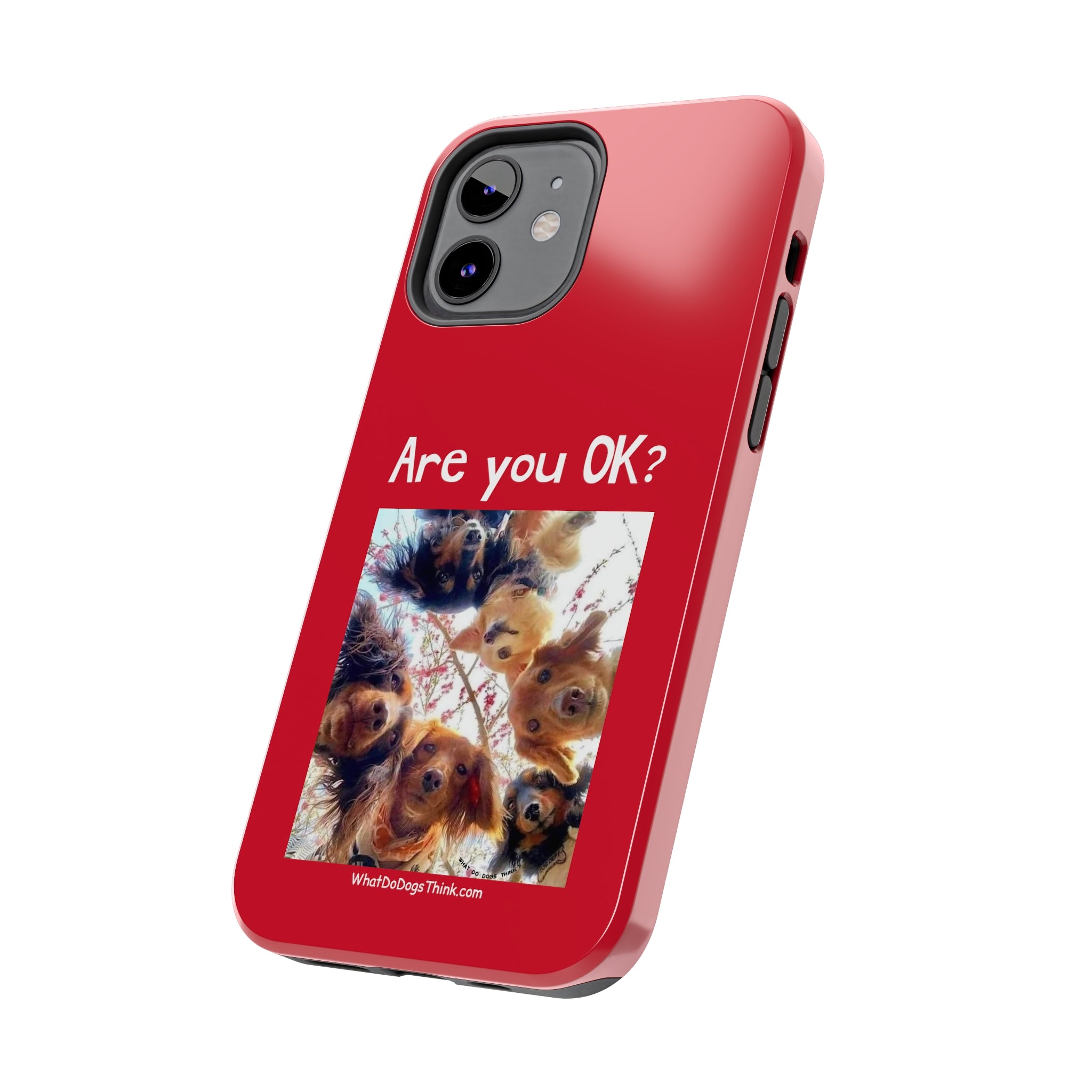 Are you OK? Red Tough Phone Cases